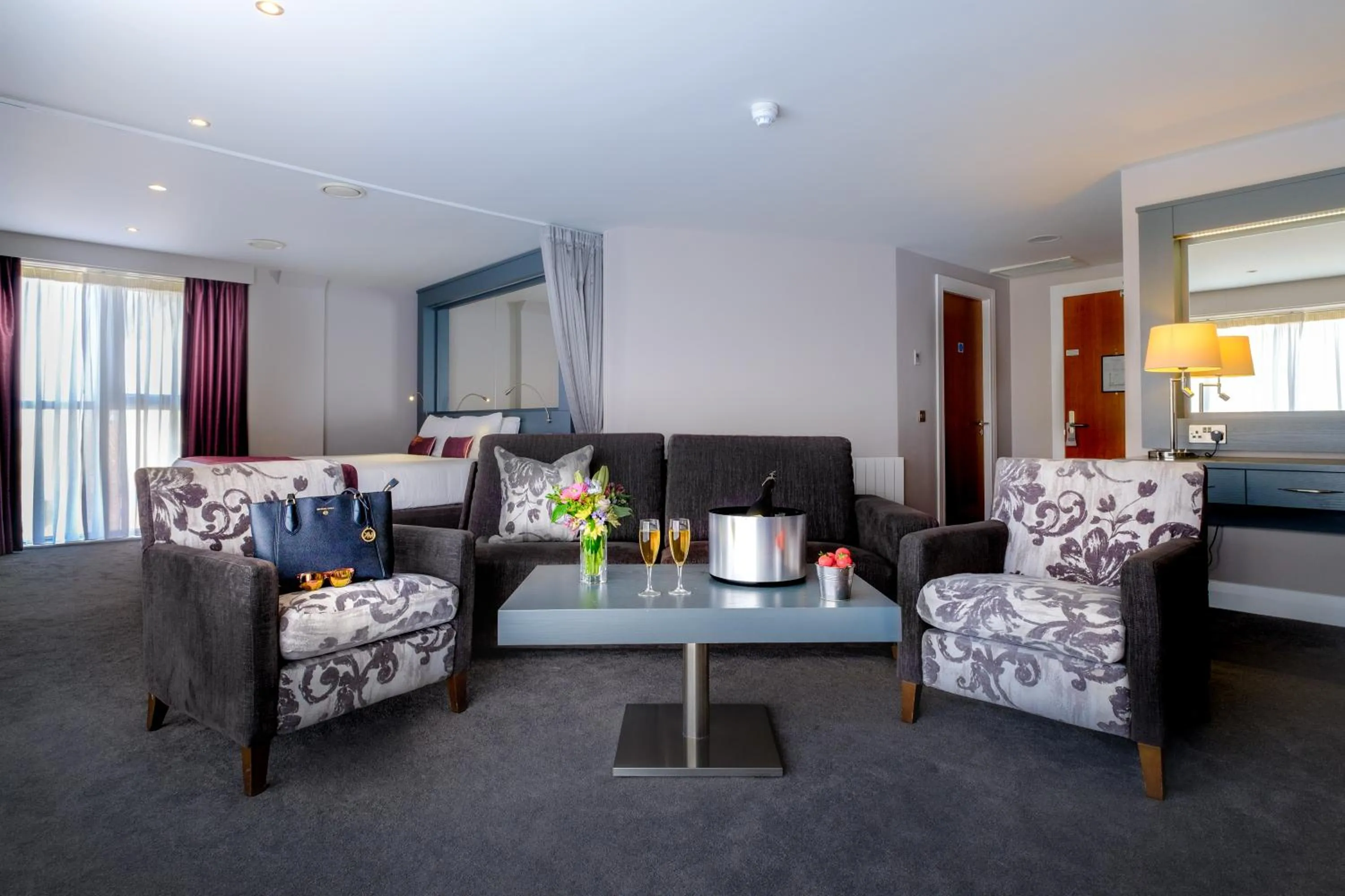 Seating area in Claregalway Hotel