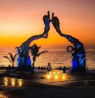 Nearby landmark in Apartamento En Fraccionamiento Privado 6 Personas, 5 Camas, Piscina cerca de la Playa