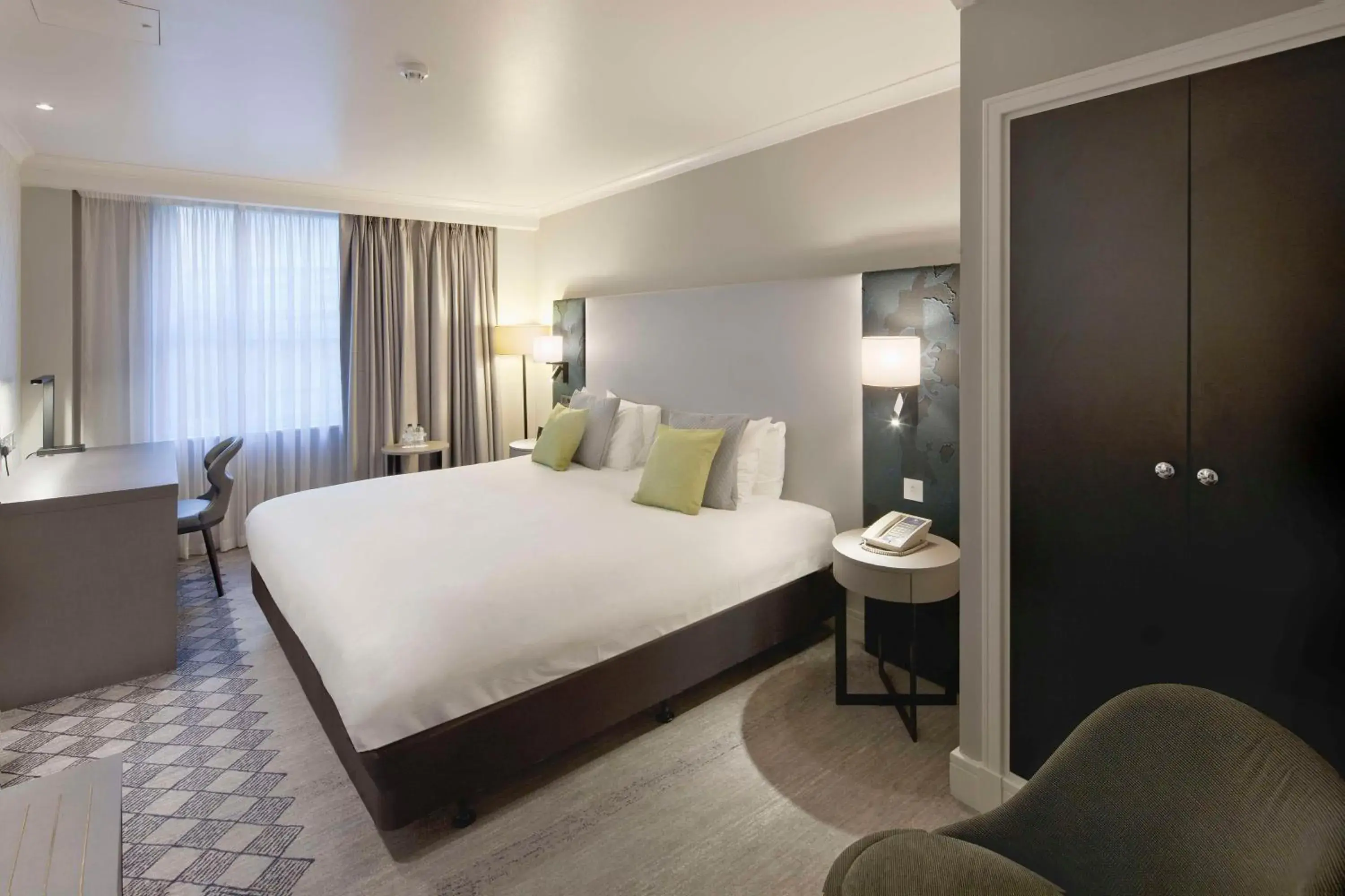 Bedroom, Bed in Doubletree By Hilton London Kensington Bedroom, Bed in Doubletree By Hilton London Kensington