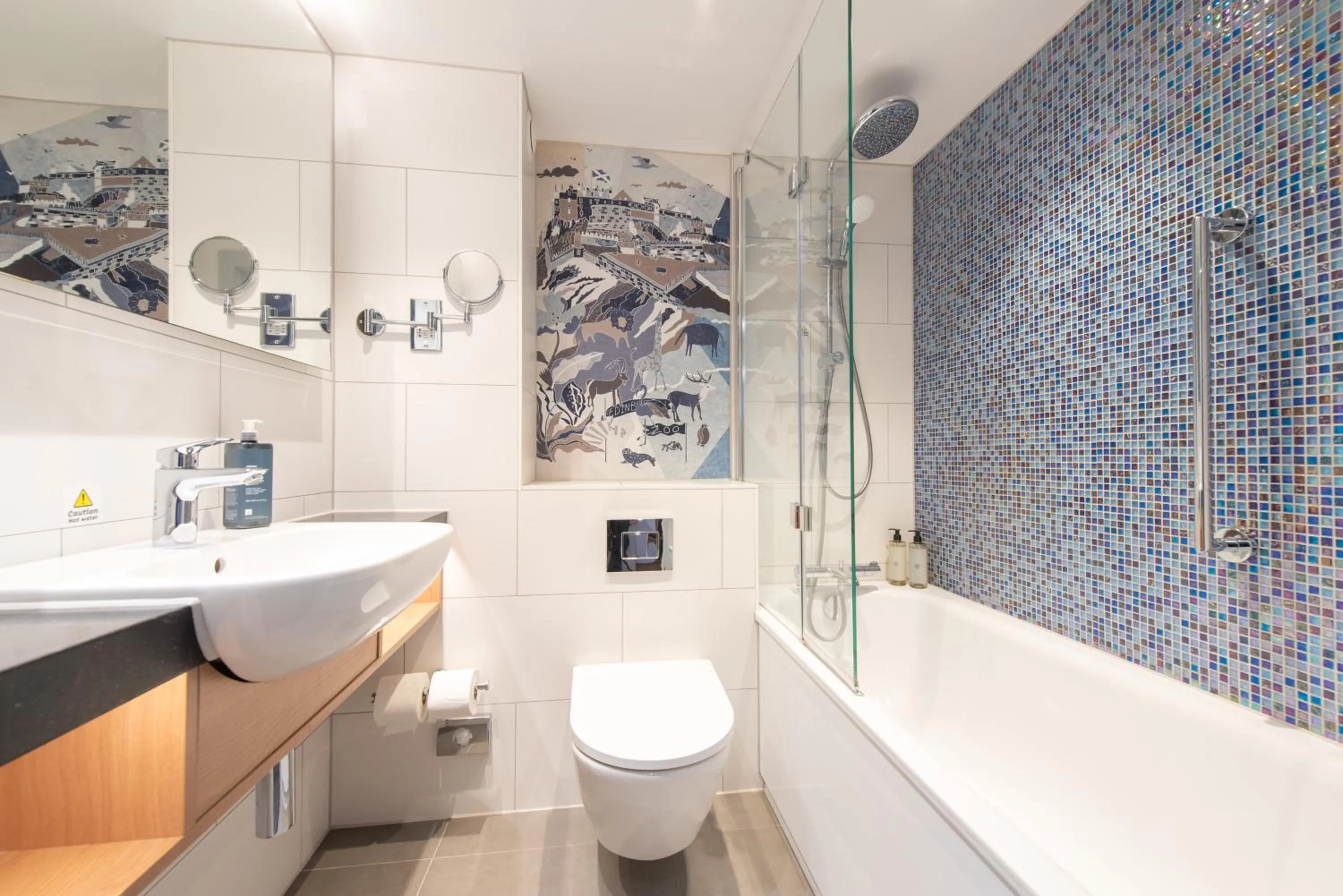 Shower in Holiday Inn Edinburgh Zoo by IHG