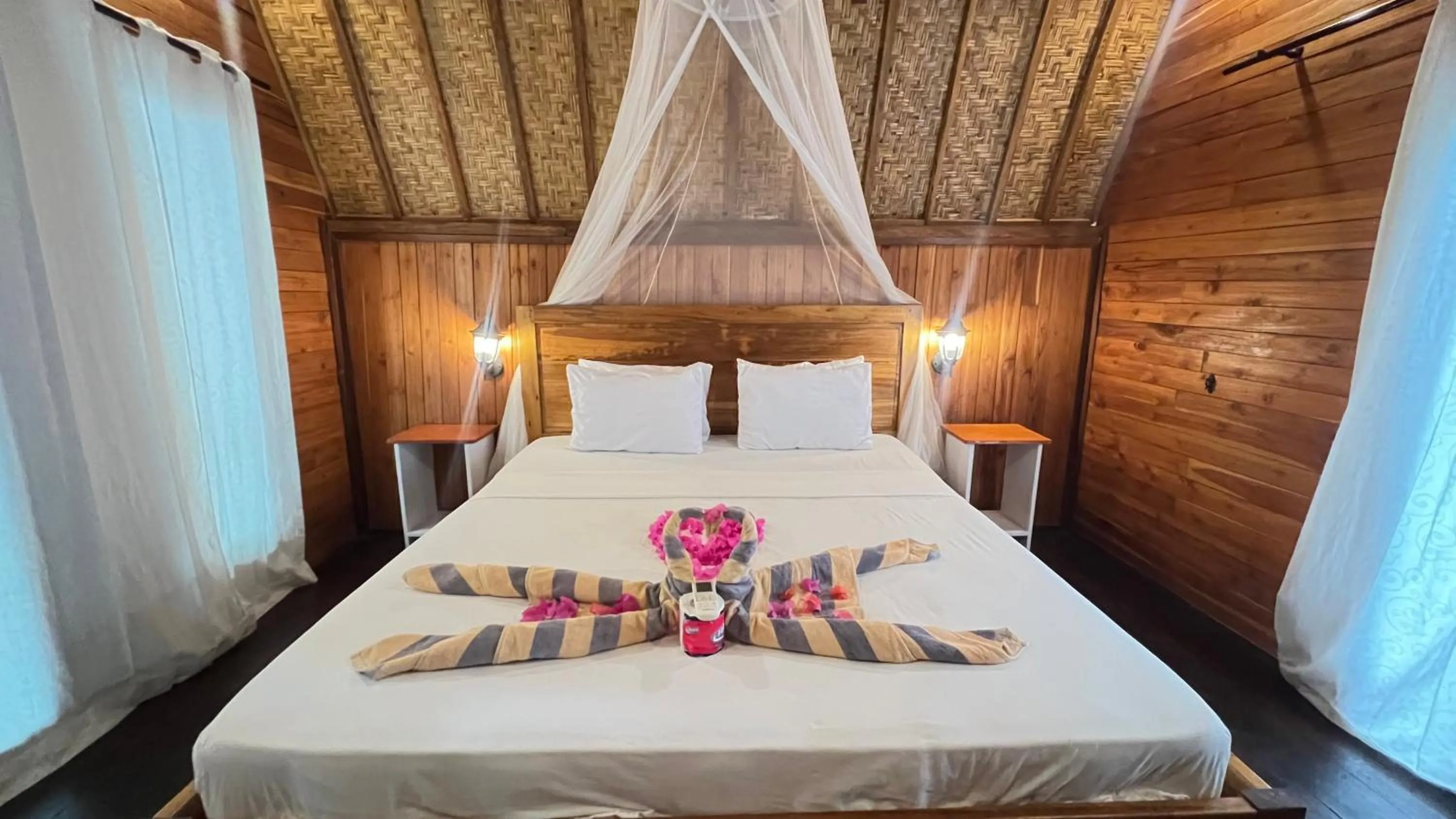 Bed in Gita Gili Bungalow