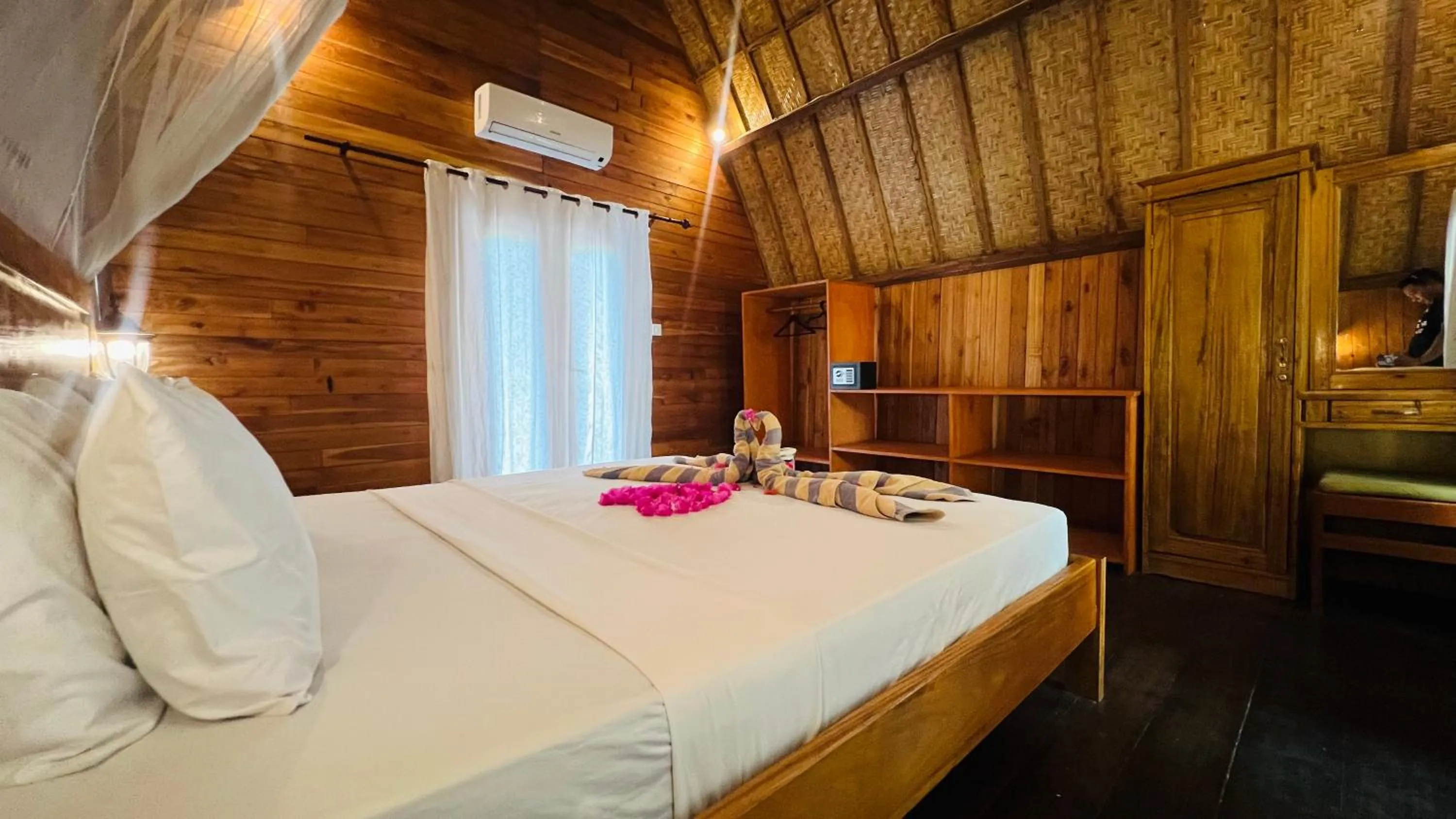 Bed in Gita Gili Bungalow