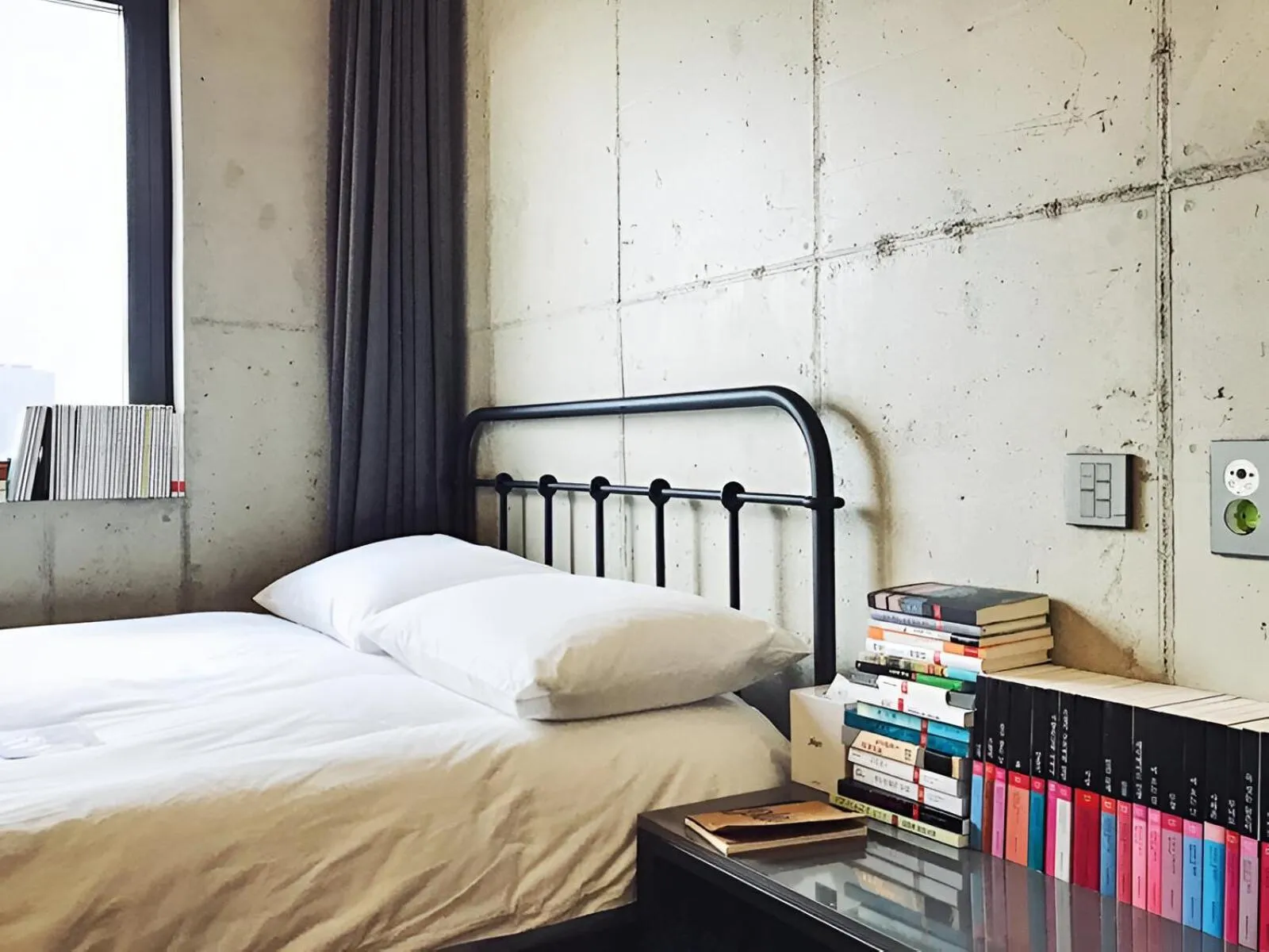 Decorative detail, Bed in Playce Camp Jeju