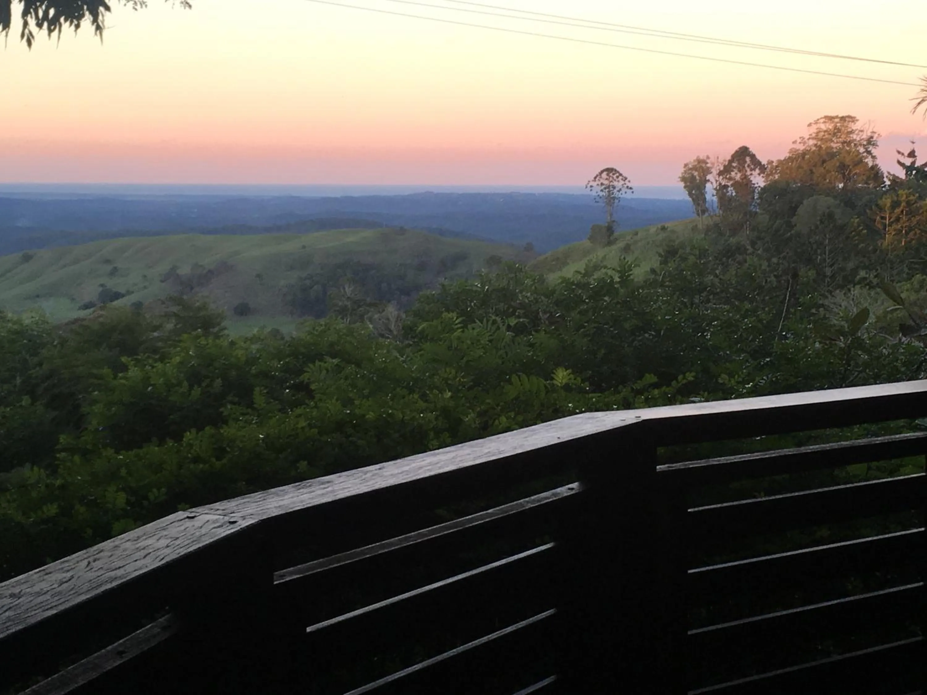 Sunset in Maleny Terrace Cottages