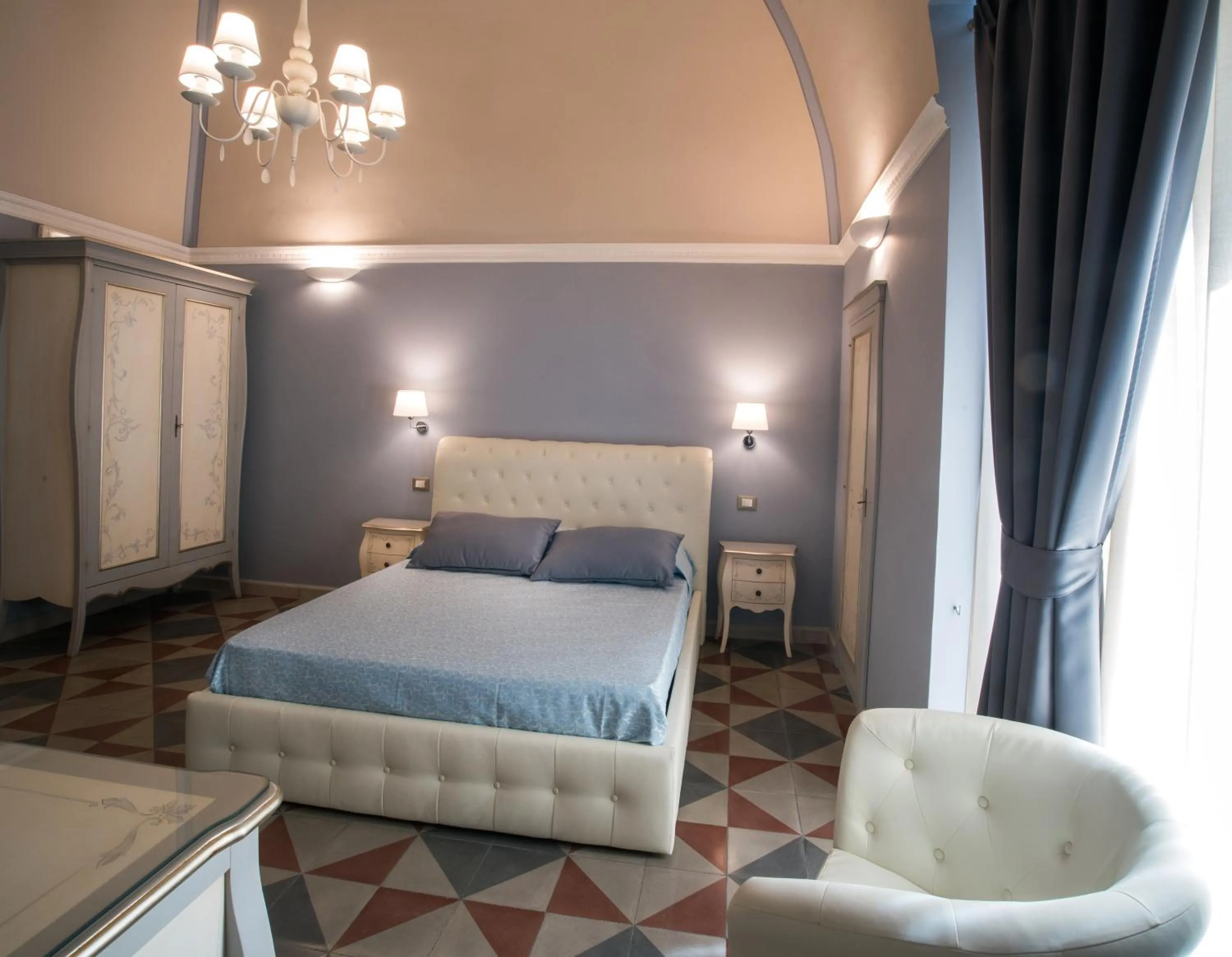 Photo of the whole room, Bed in Palazzo Bove