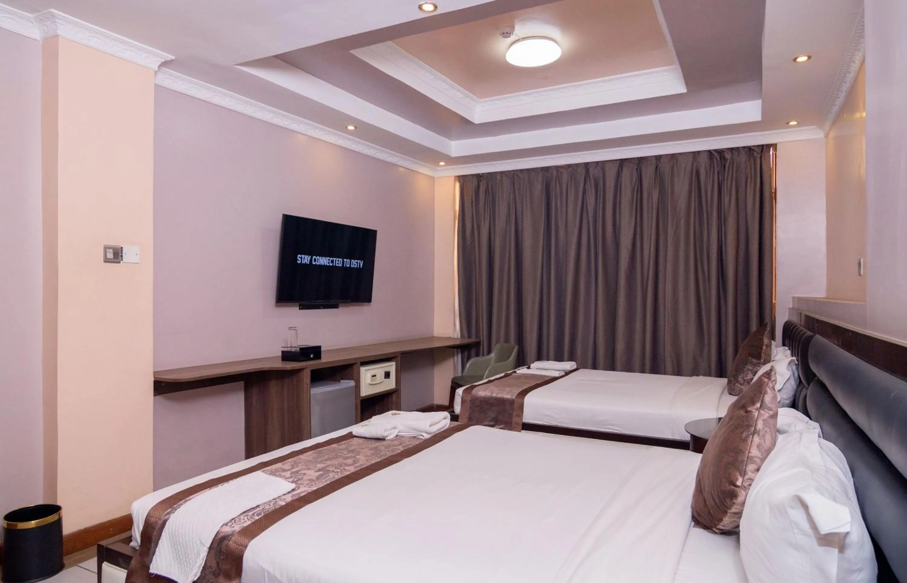 Bed in Lagos Hotel