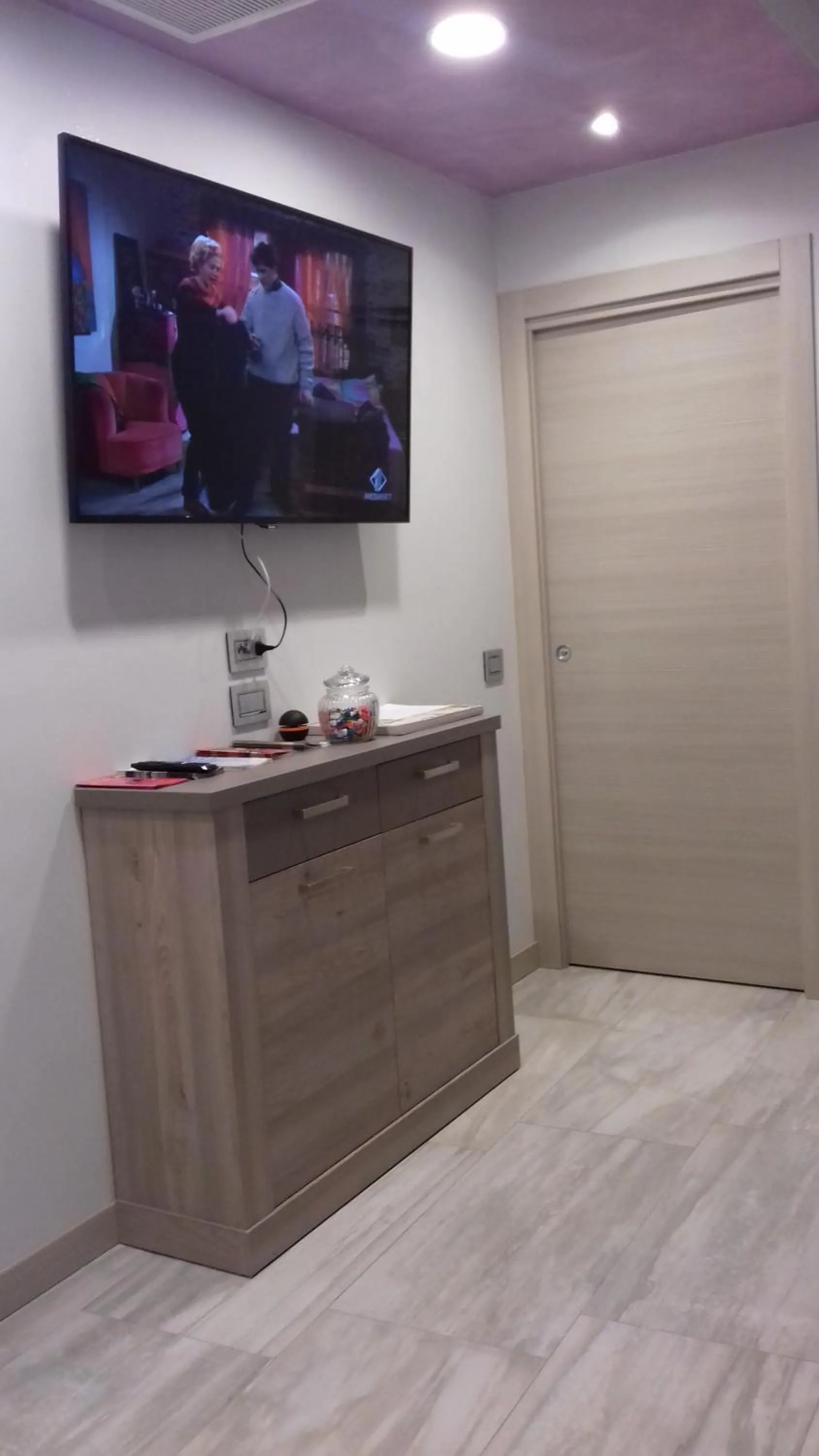 Communal lounge/ TV room in B&B Tre passi