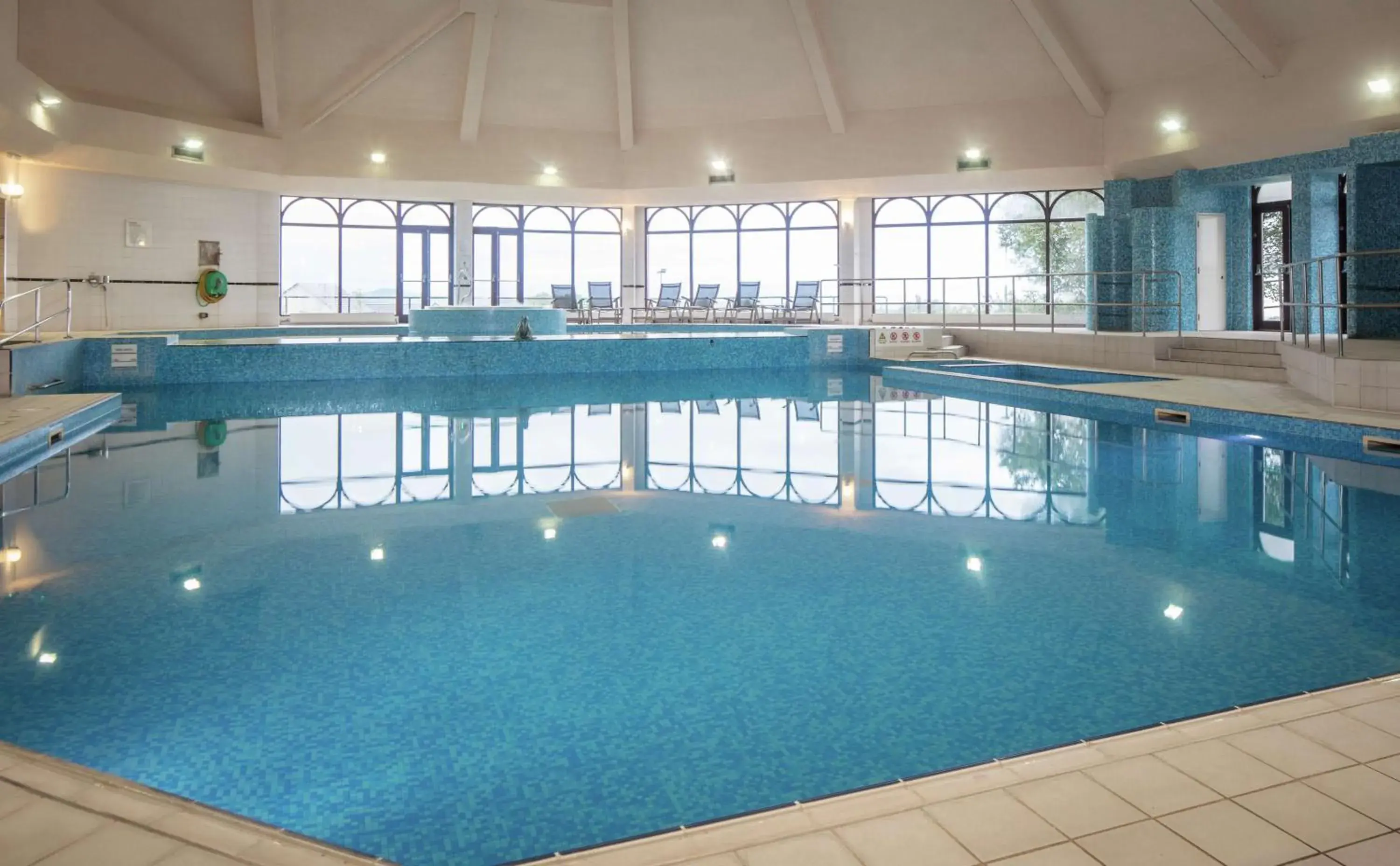 Pool view in Glasgow Westerwood Hotel, Spa & Golf Resort Pool view in Glasgow Westerwood Hotel, Spa & Golf Resort