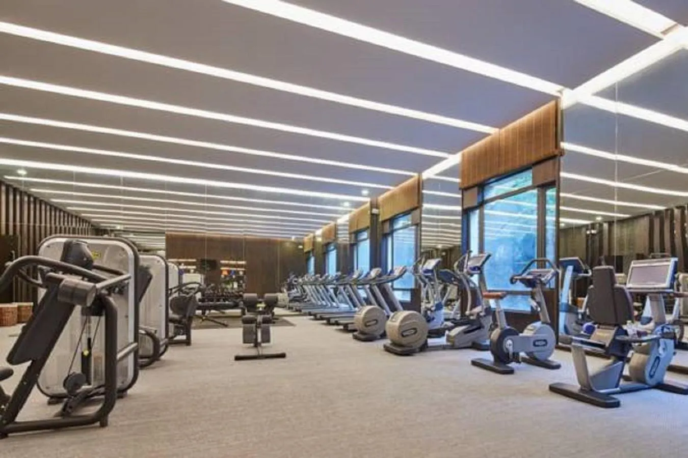 Fitness centre/facilities in Wanda Realm Resort Nanning