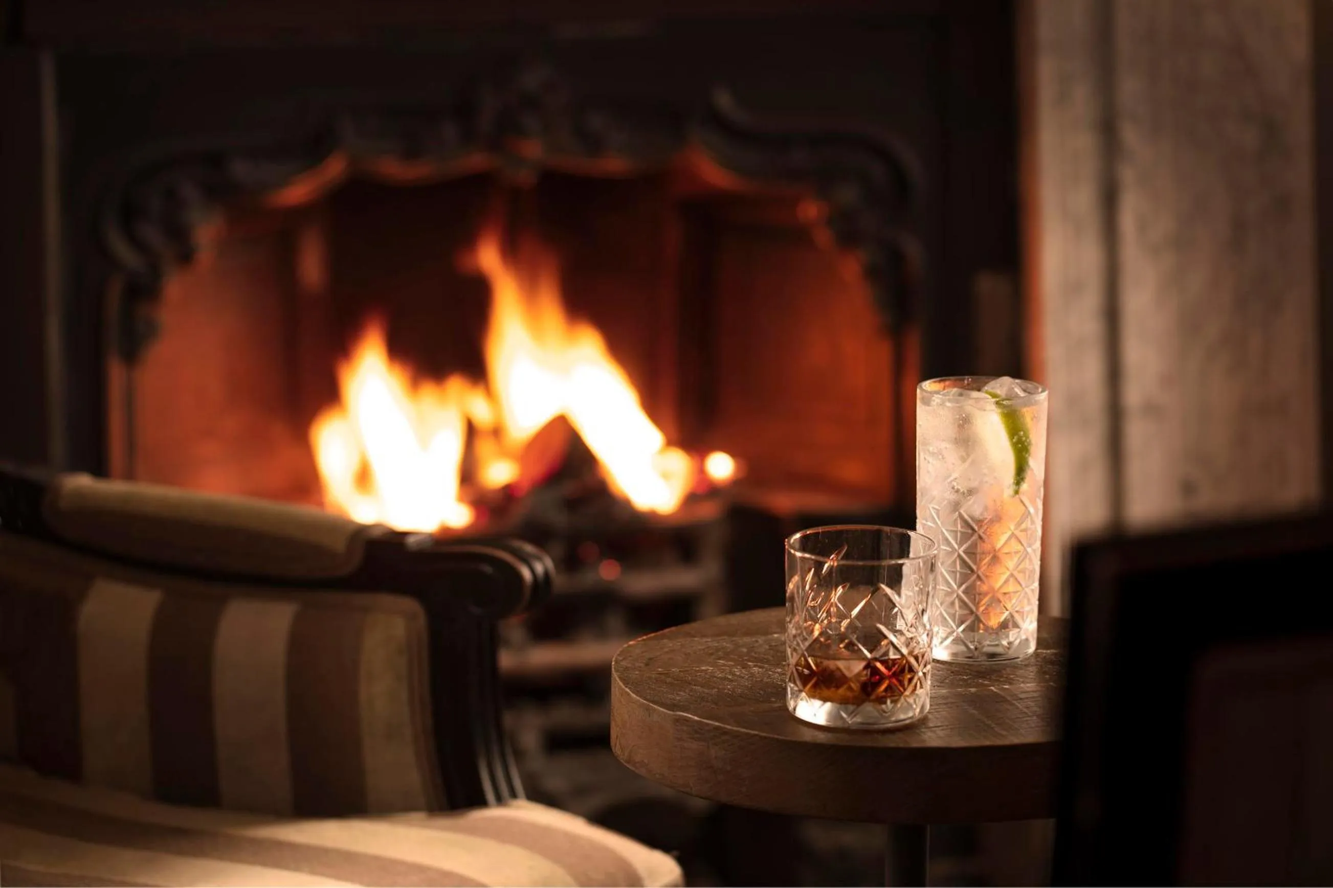 Alcoholic drinks in The Victoria Hotel