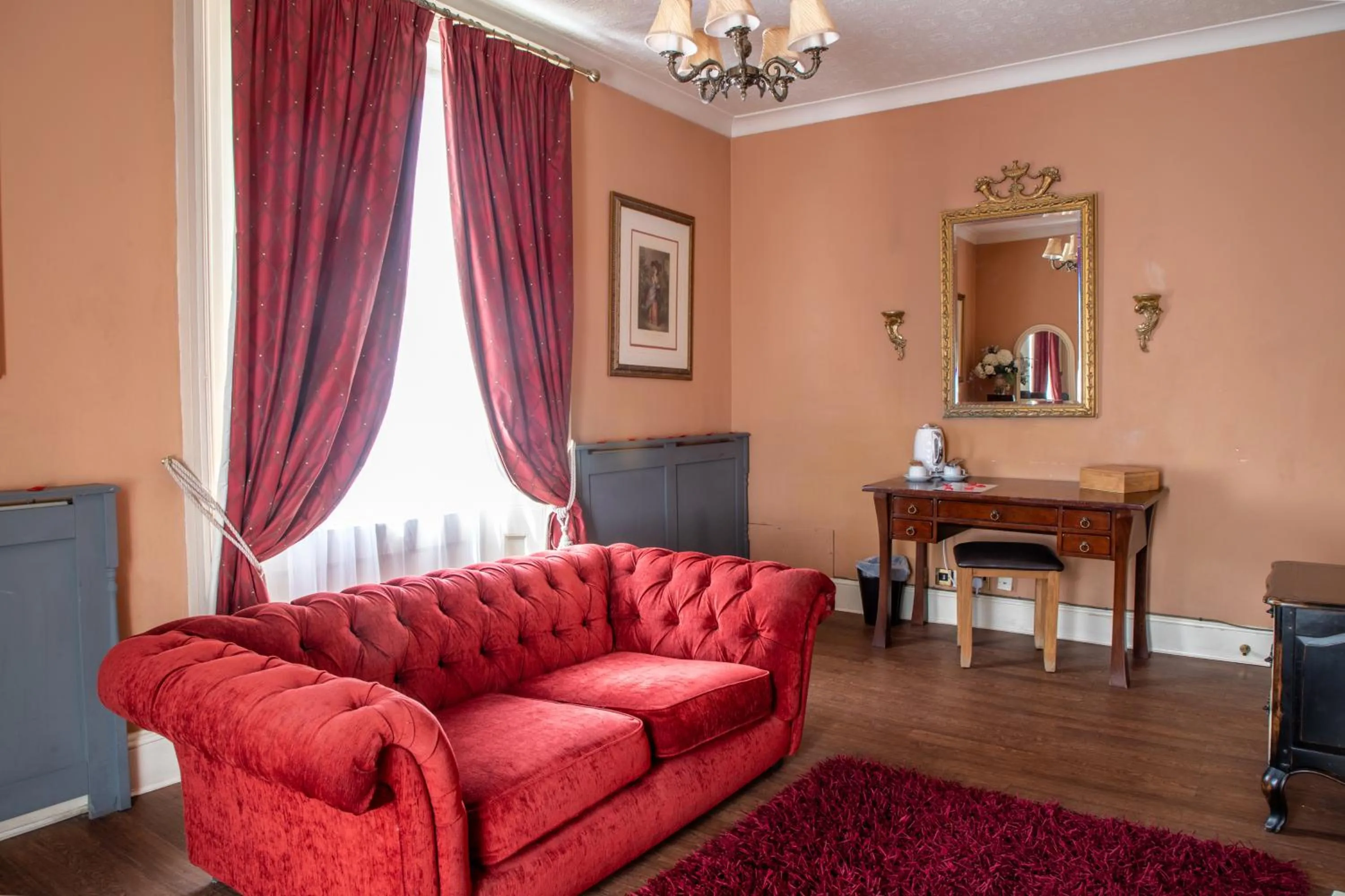 Seating area in Park House Hotel