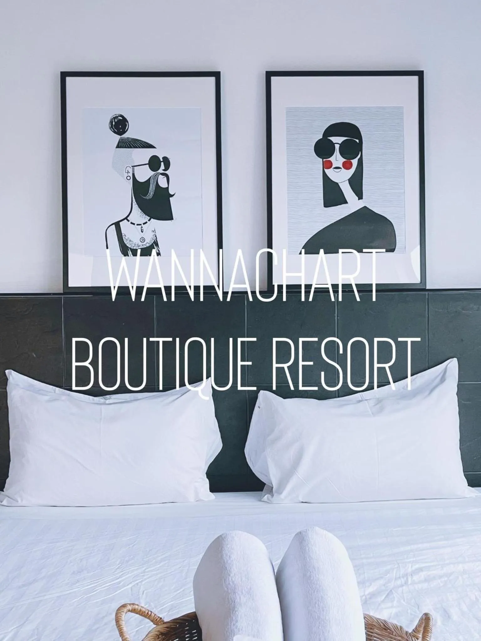 Bed in Wannachart Boutique Resort