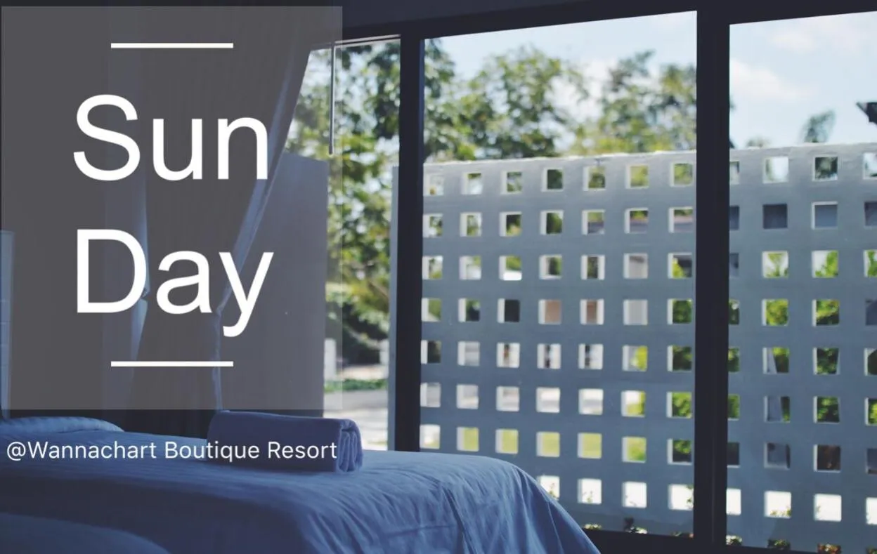 Bed in Wannachart Boutique Resort