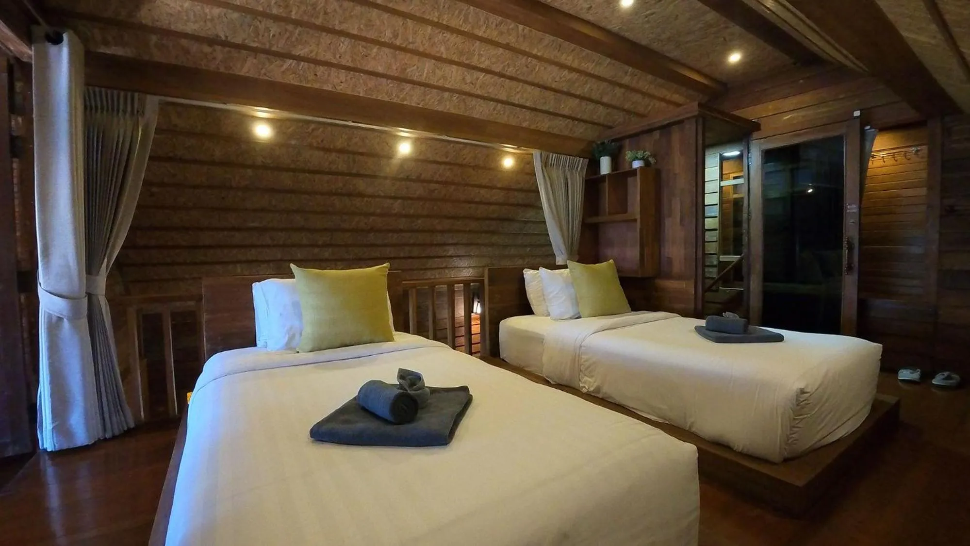 Bed in Tolani Riverside Villa