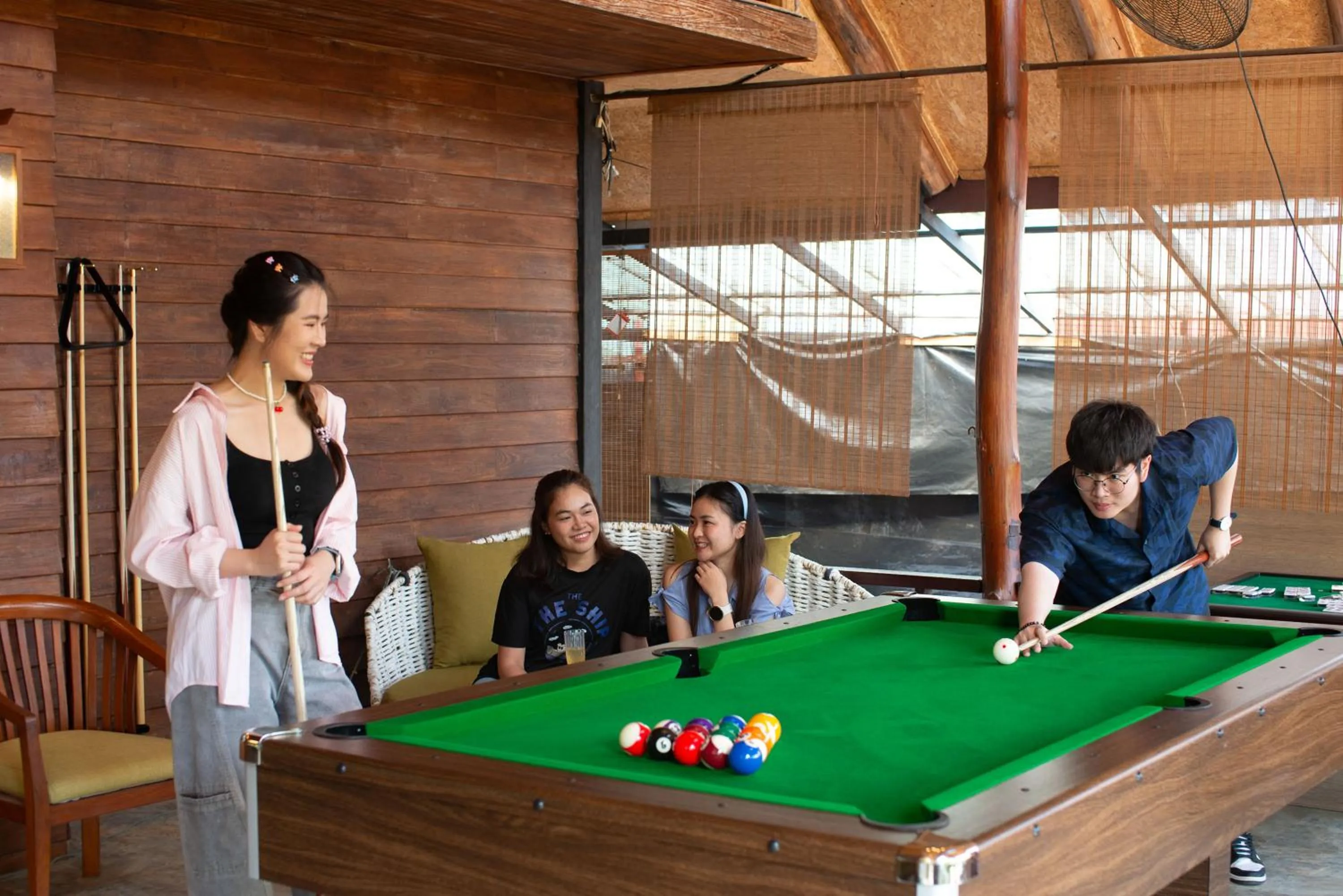 Billiard in Tolani Riverside Villa