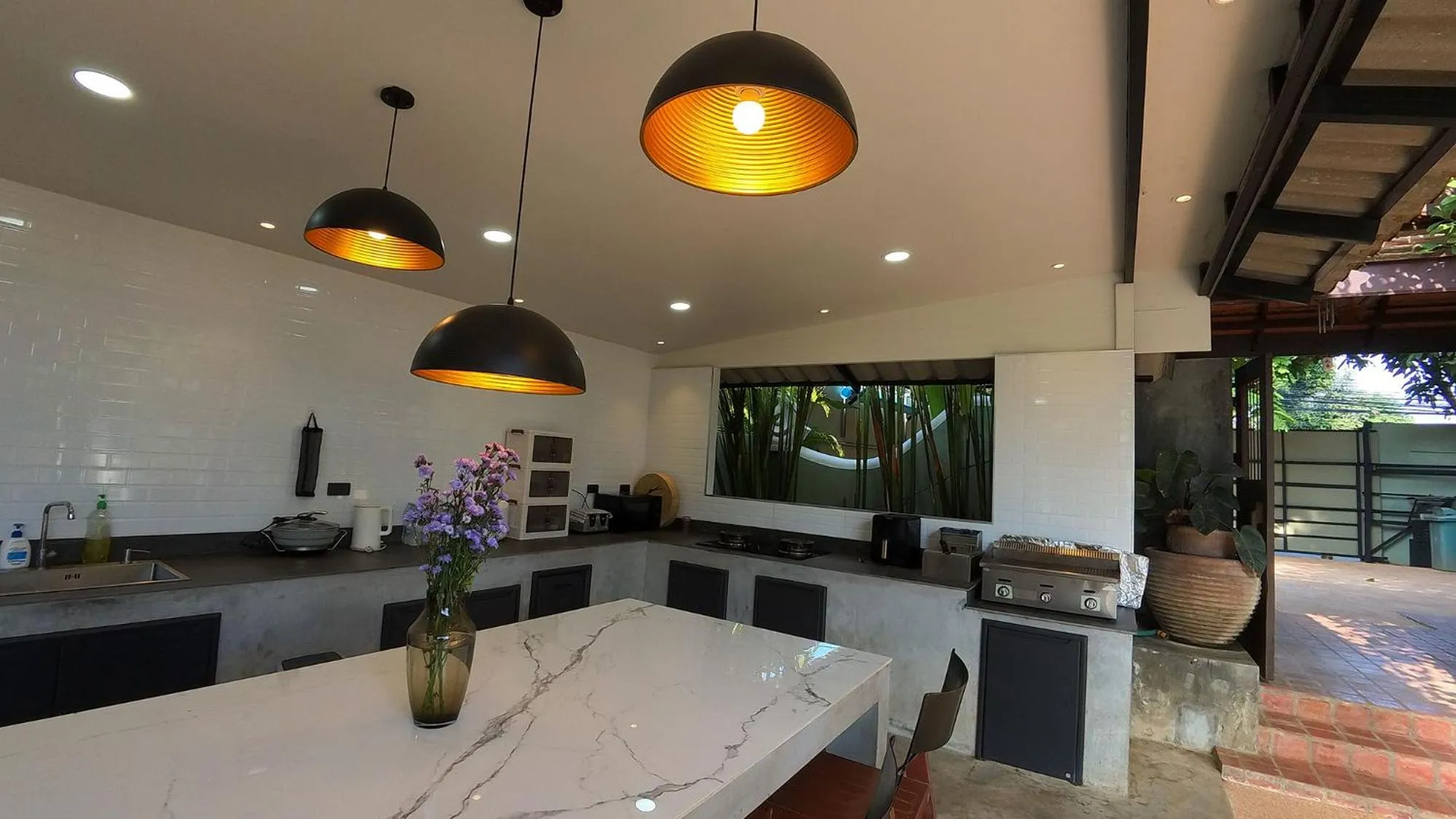 Seating area in Tolani Riverside Villa