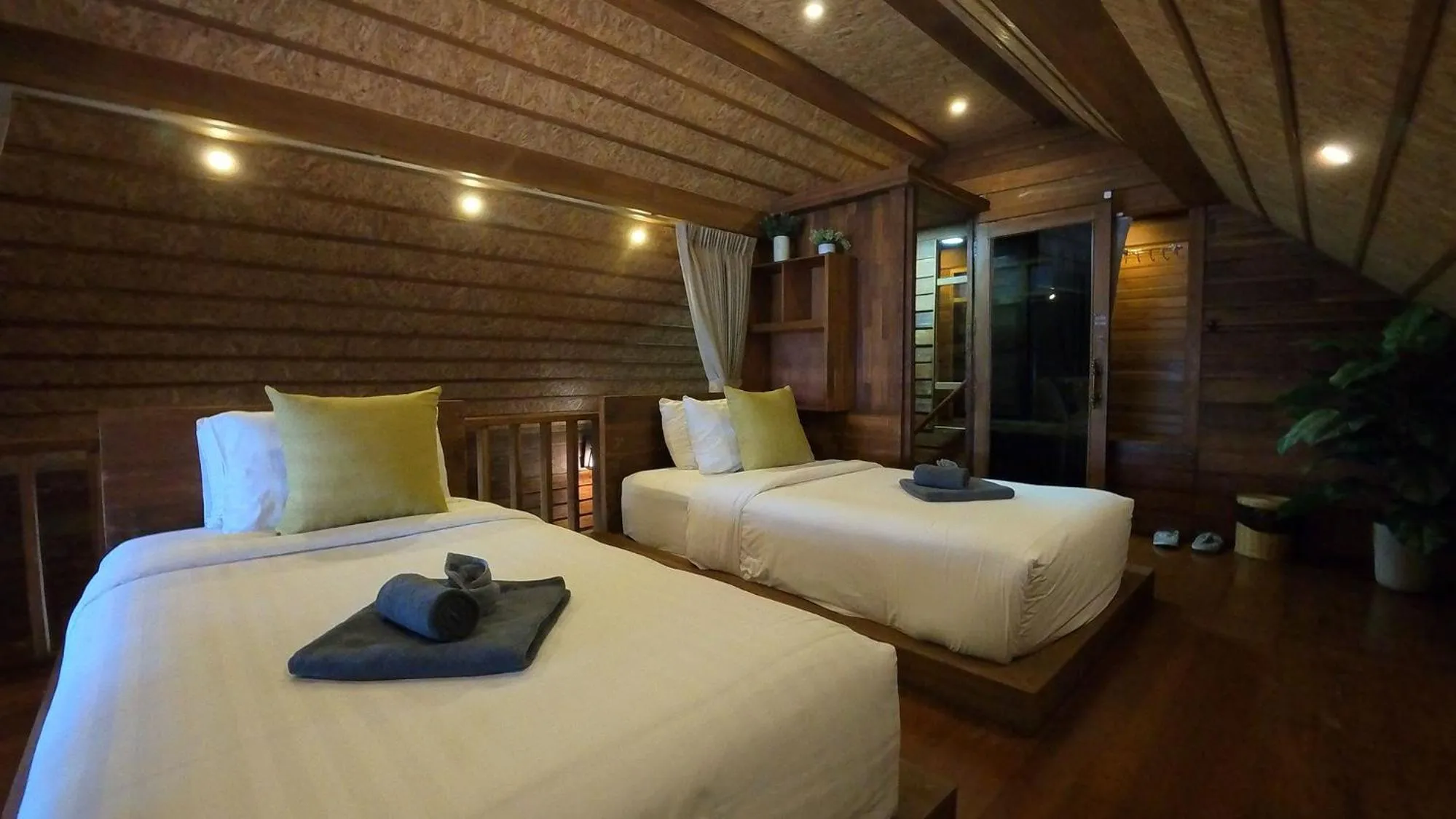 Bed in Tolani Riverside Villa