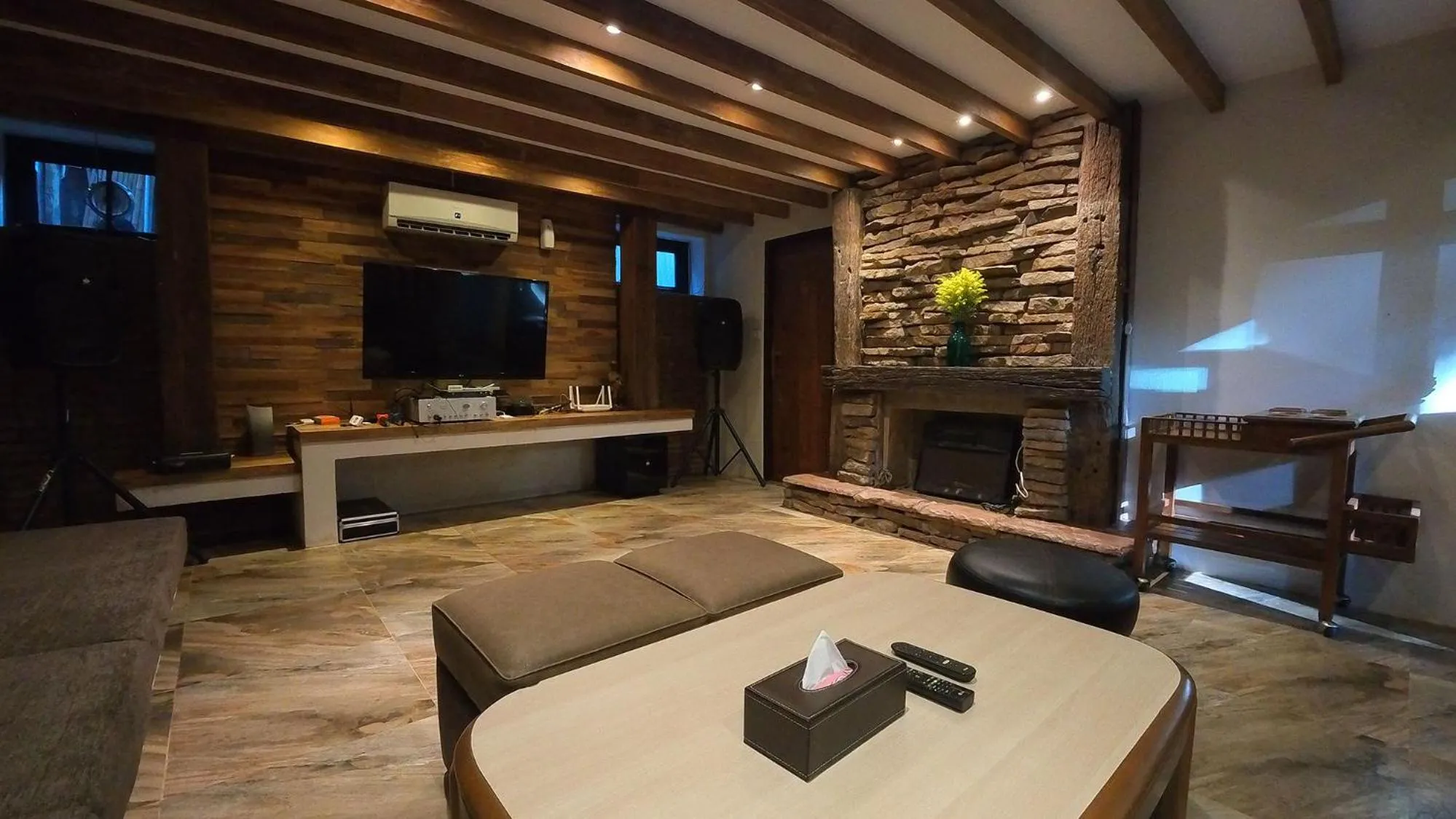 Karaoke in Tolani Riverside Villa