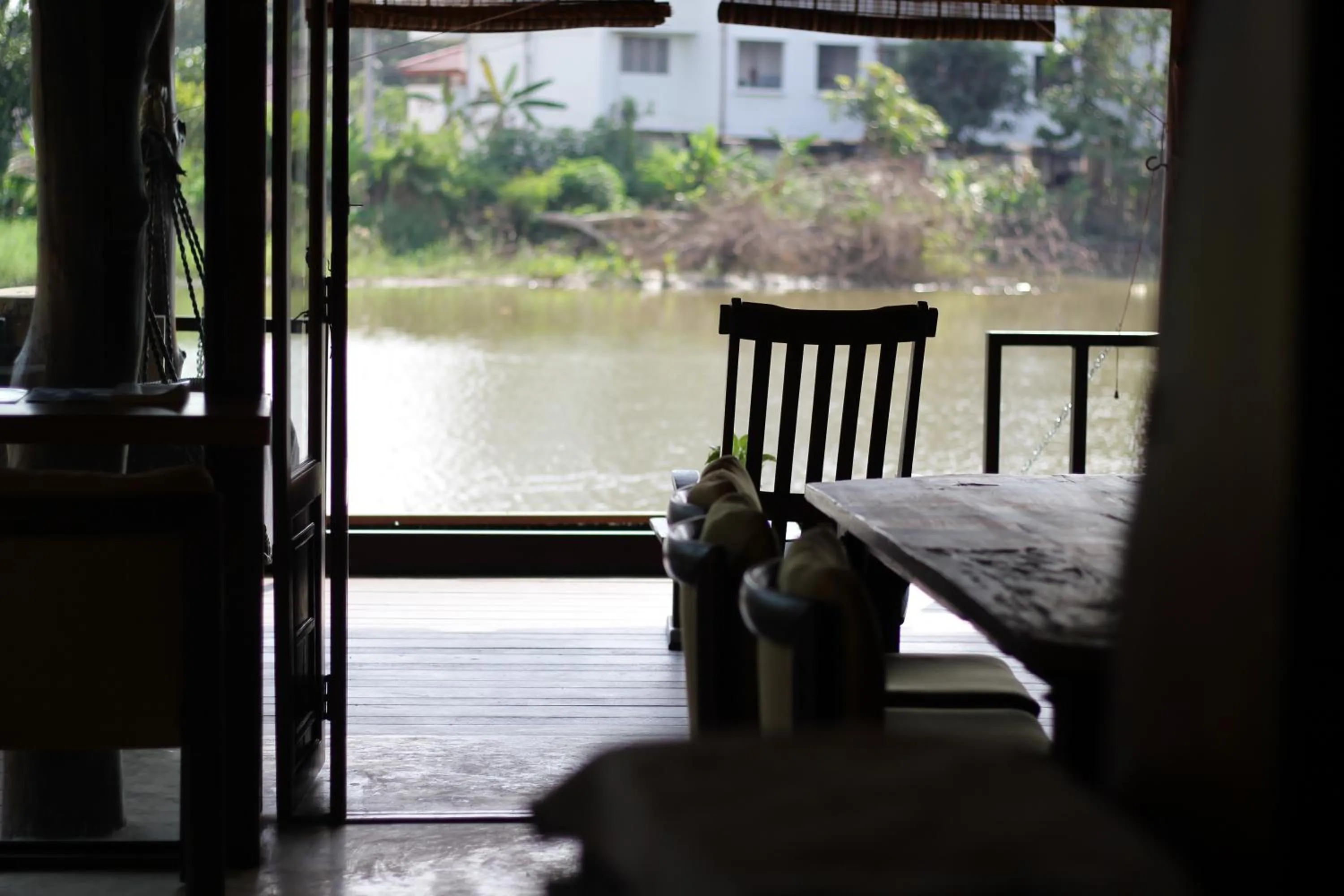 Patio in Tolani Riverside Villa