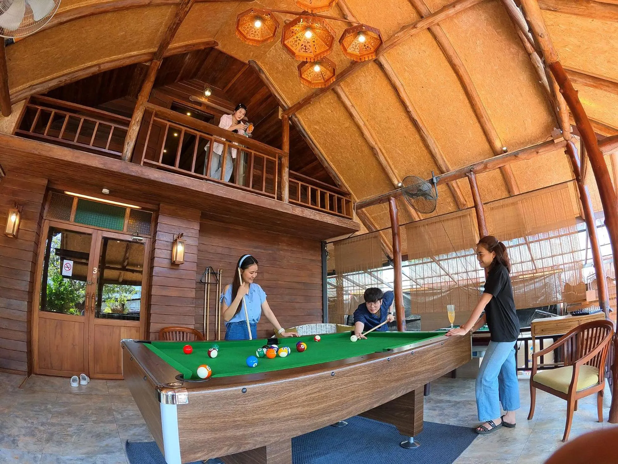 Billiard in Tolani Riverside Villa