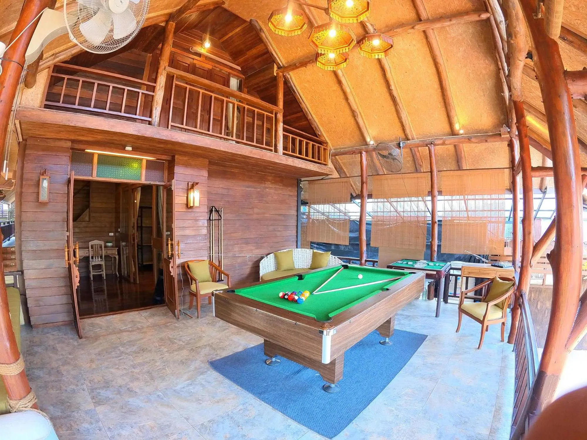 Billiard in Tolani Riverside Villa