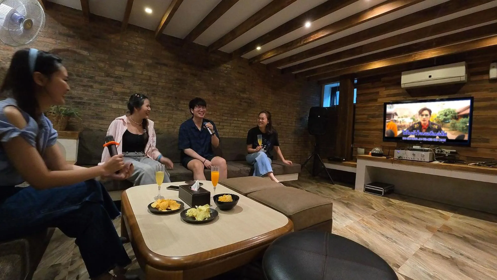 People in Tolani Riverside Villa