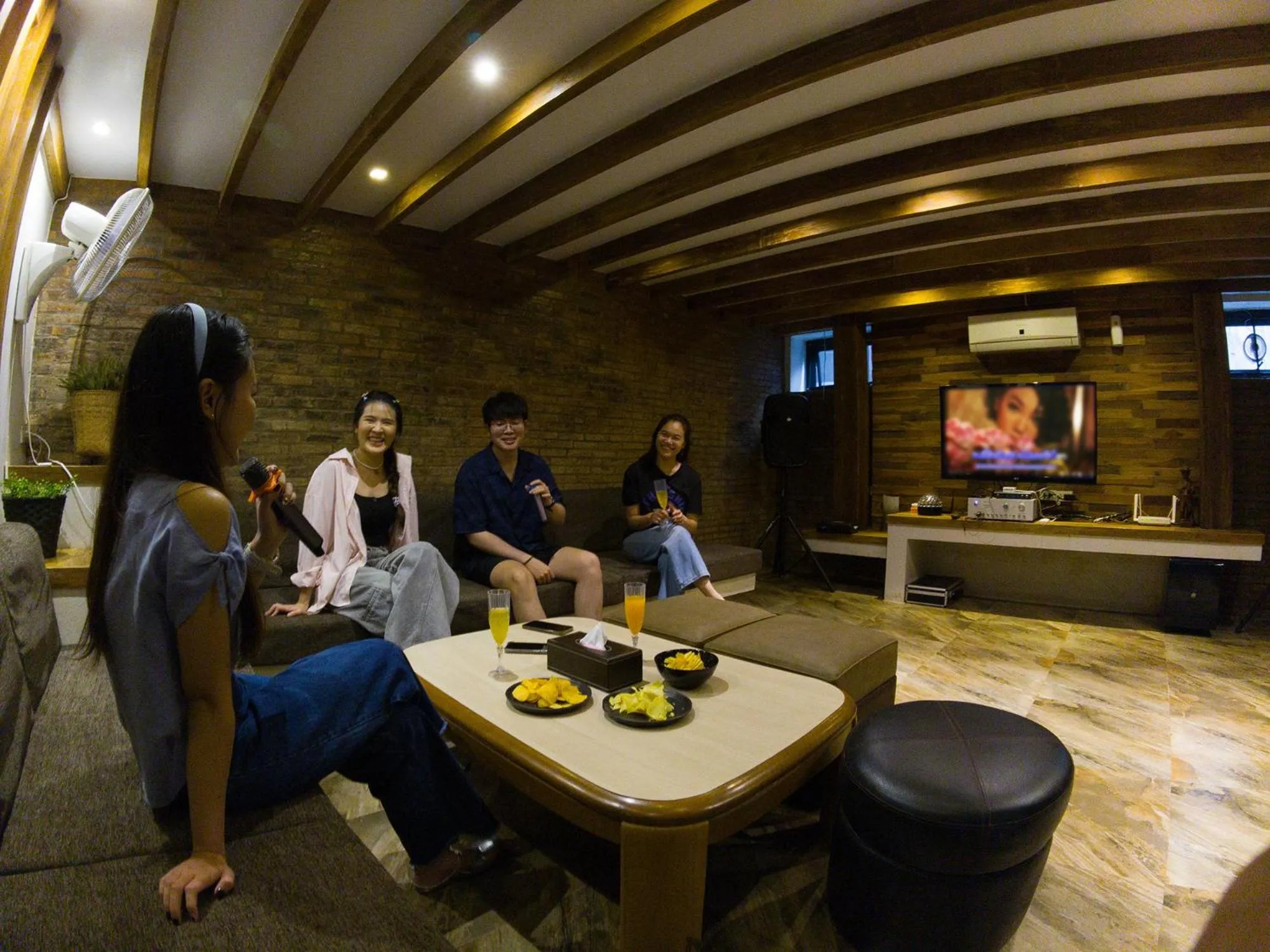 Karaoke in Tolani Riverside Villa