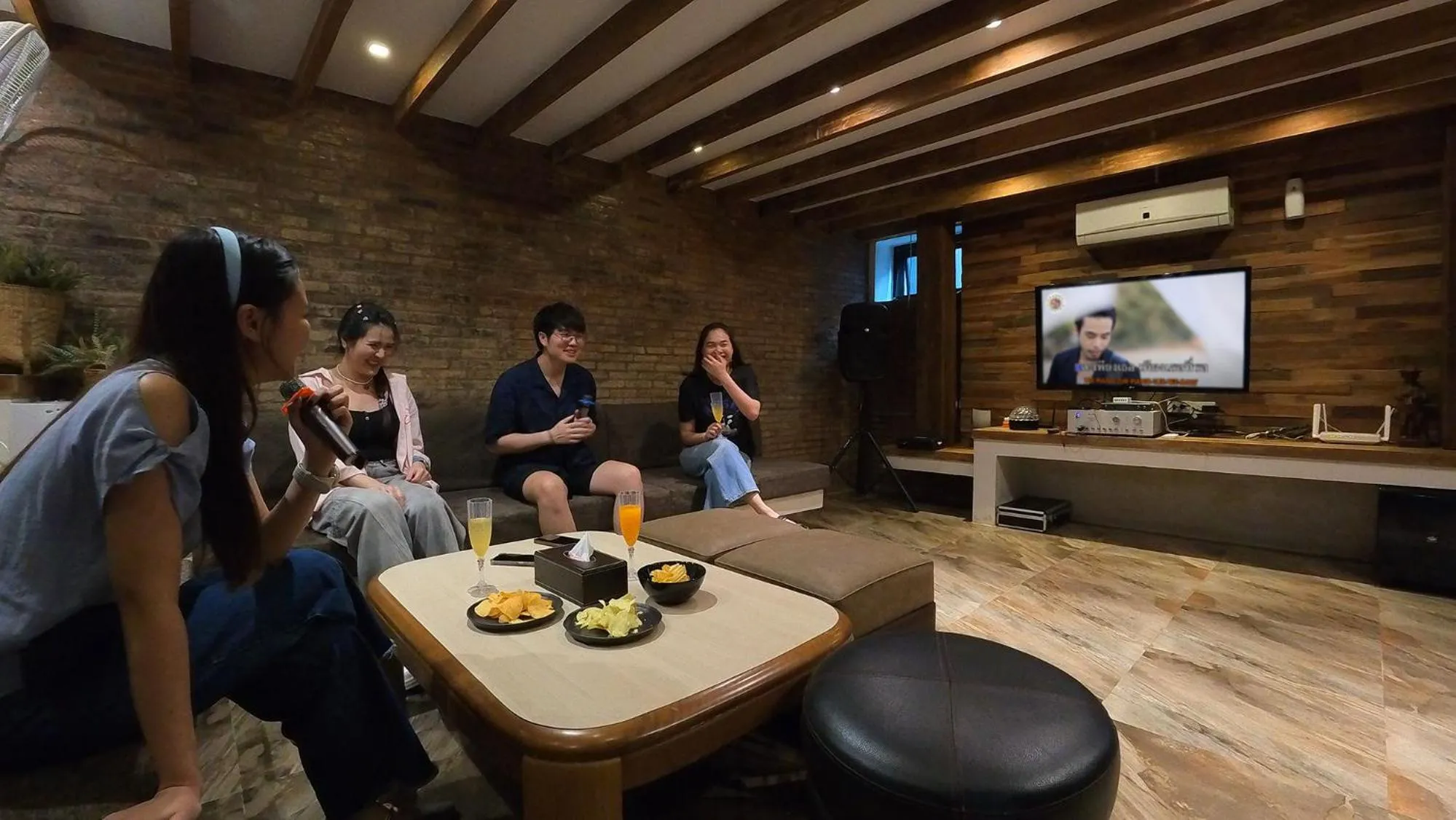 Karaoke in Tolani Riverside Villa