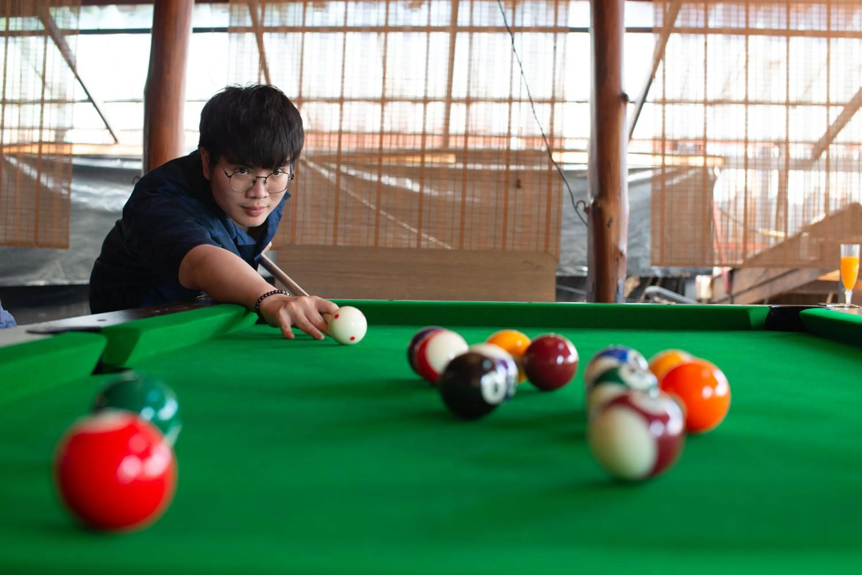 Billiard in Tolani Riverside Villa