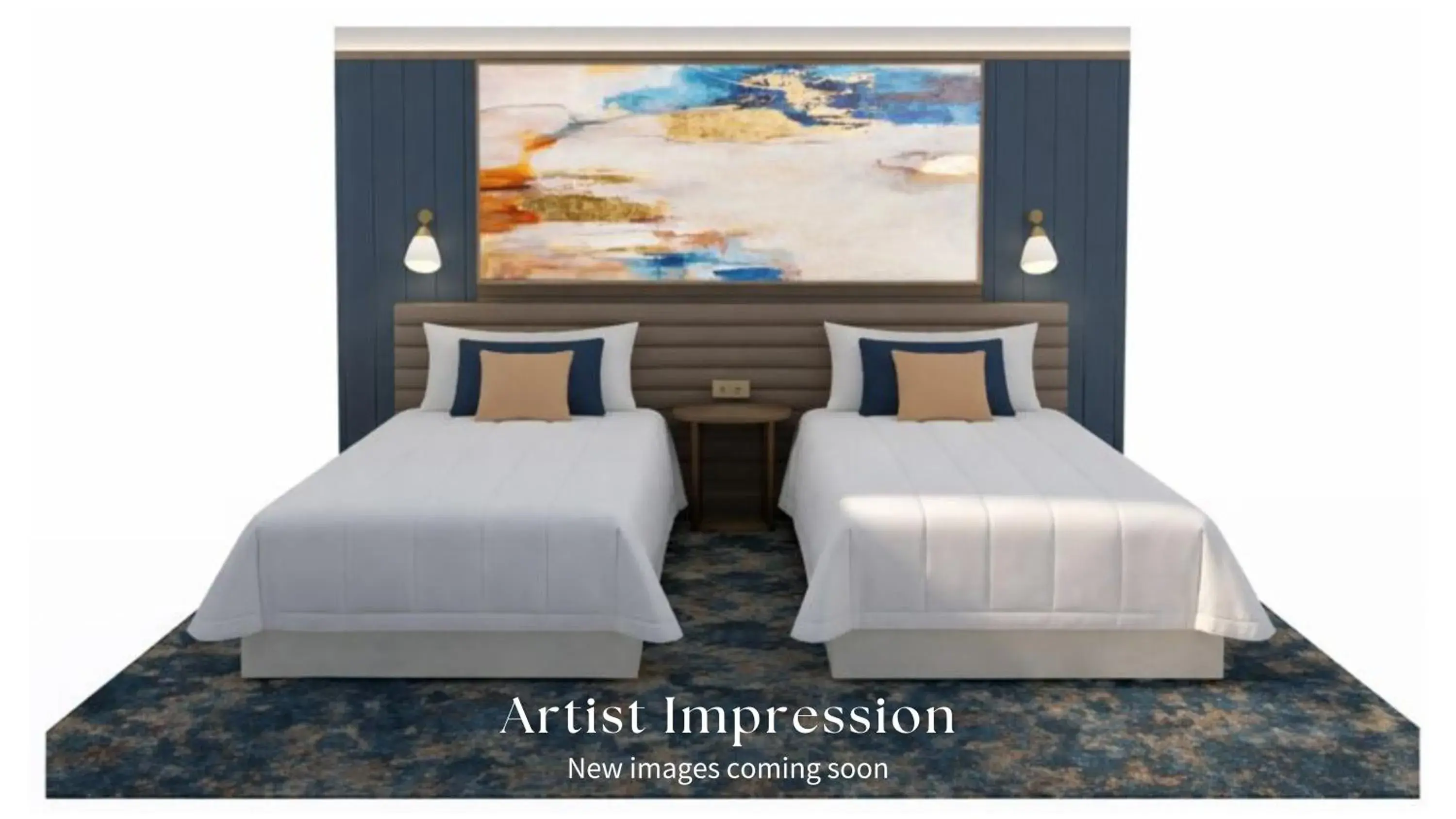 Bed in The Trouville Bournemouth Bed in The Trouville Bournemouth