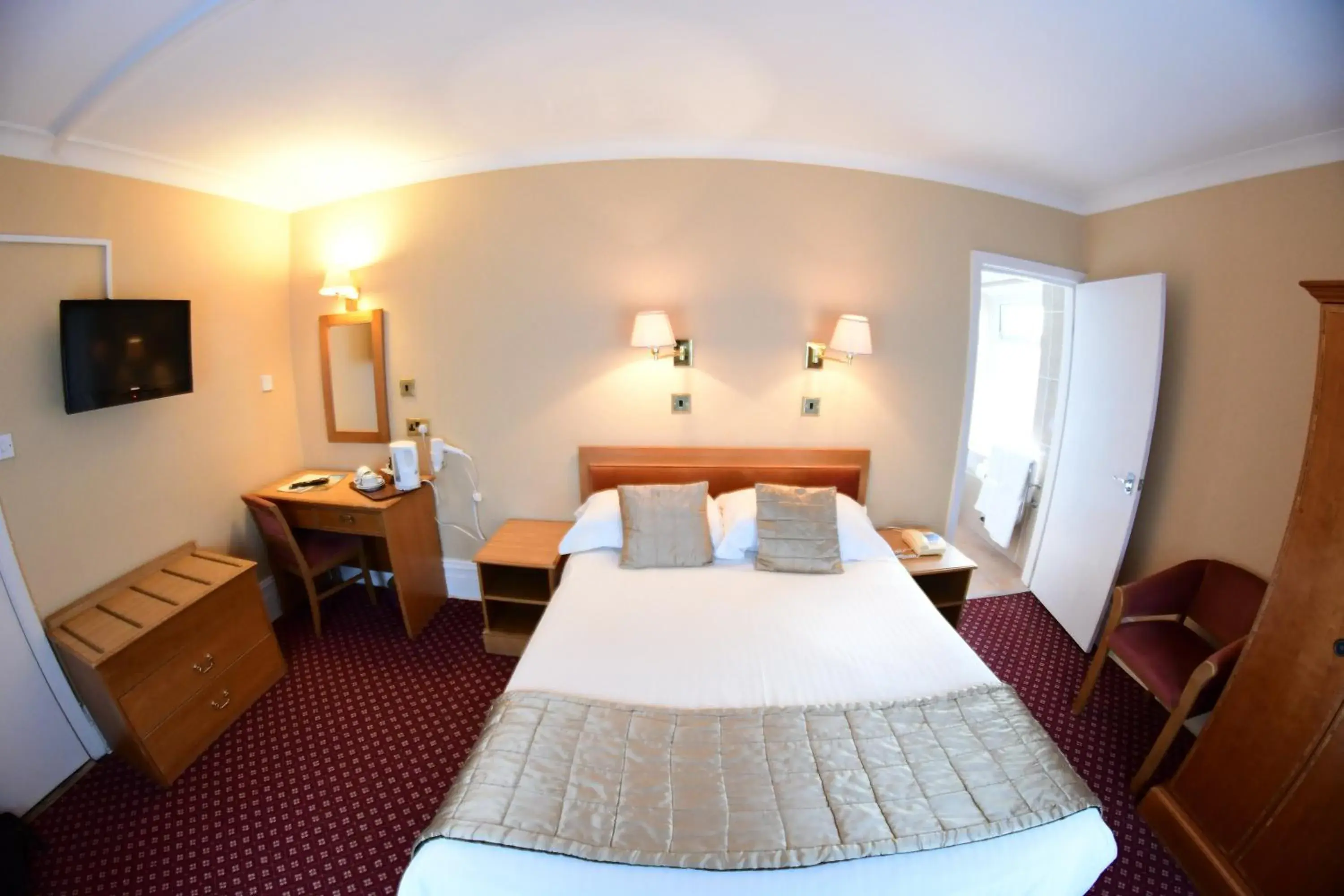 Bedroom, Bed in The Trouville Bournemouth Bedroom, Bed in The Trouville Bournemouth