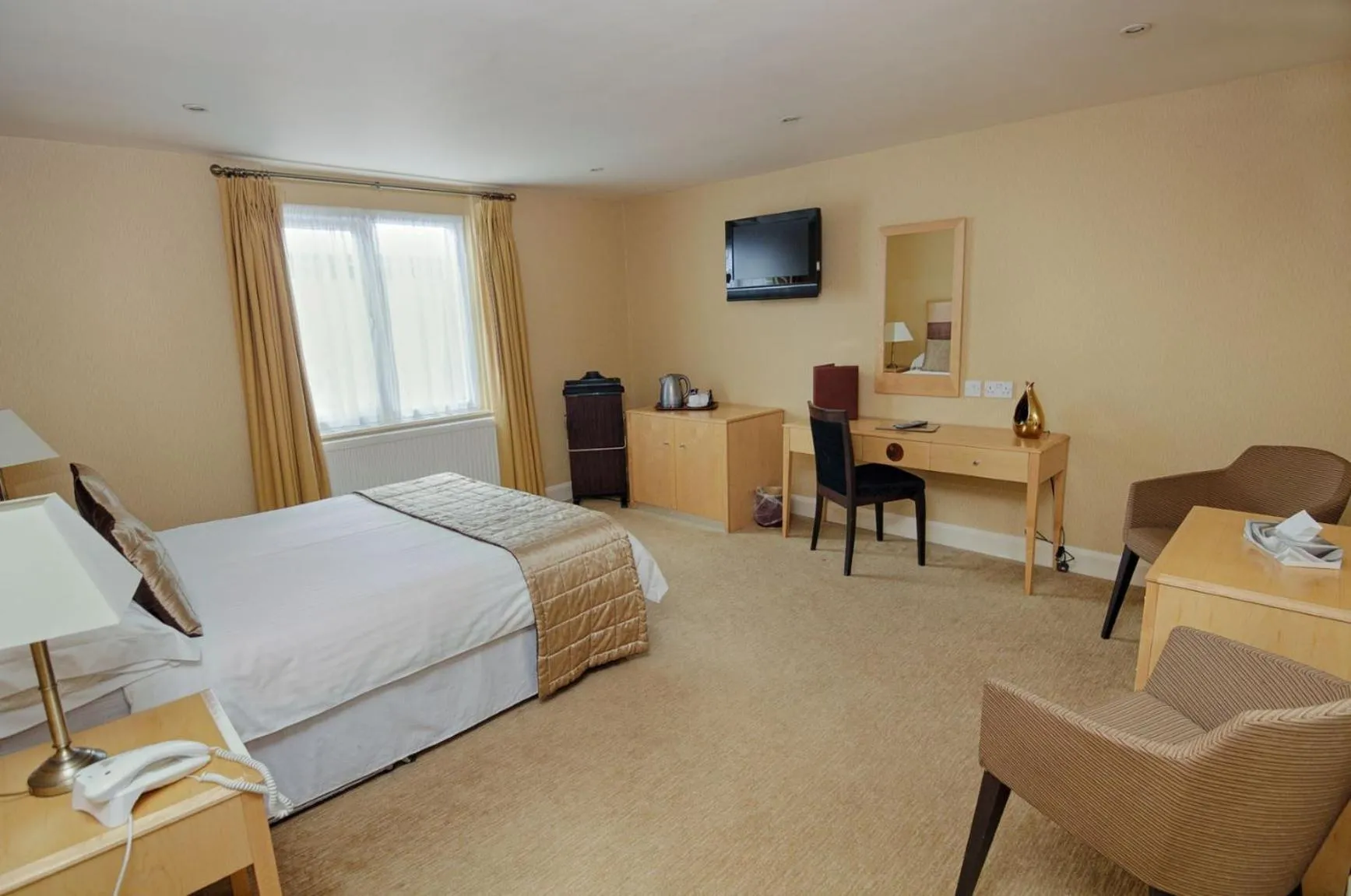 Bedroom, Bed in The Trouville Bournemouth