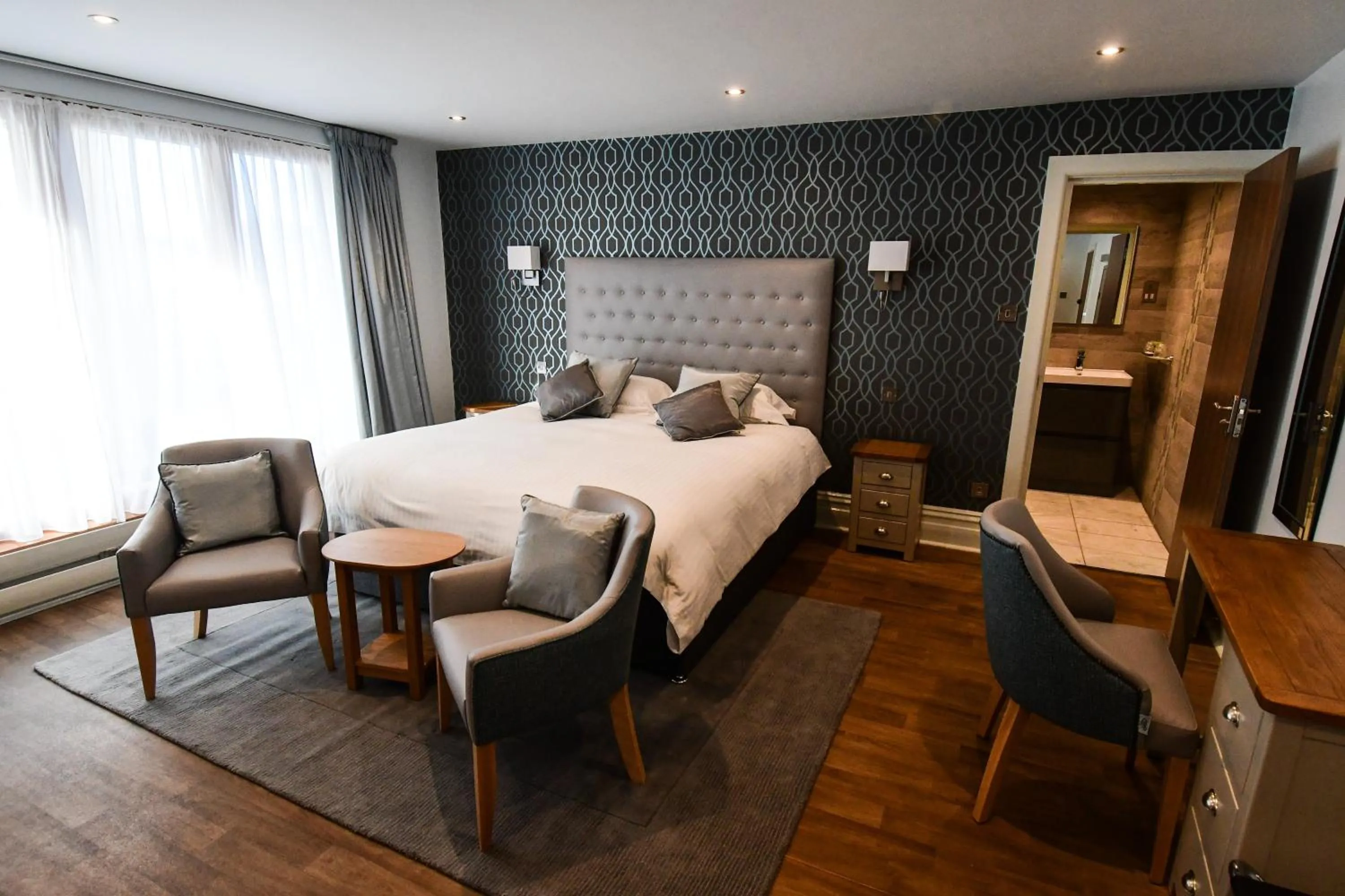 Seating area, Bed in The Trouville Bournemouth