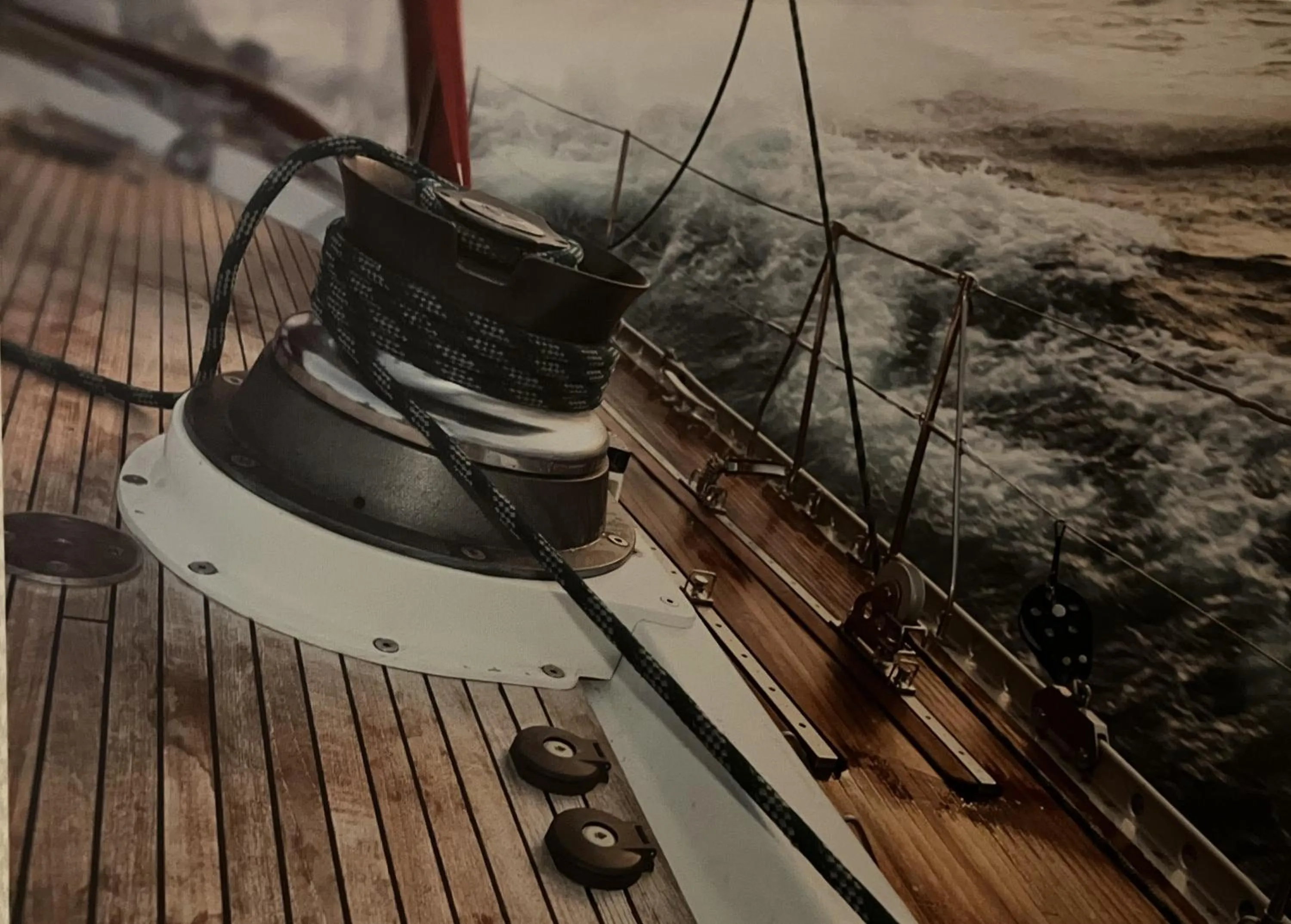 Decorative detail in Hôtel de la Côte Fleurie