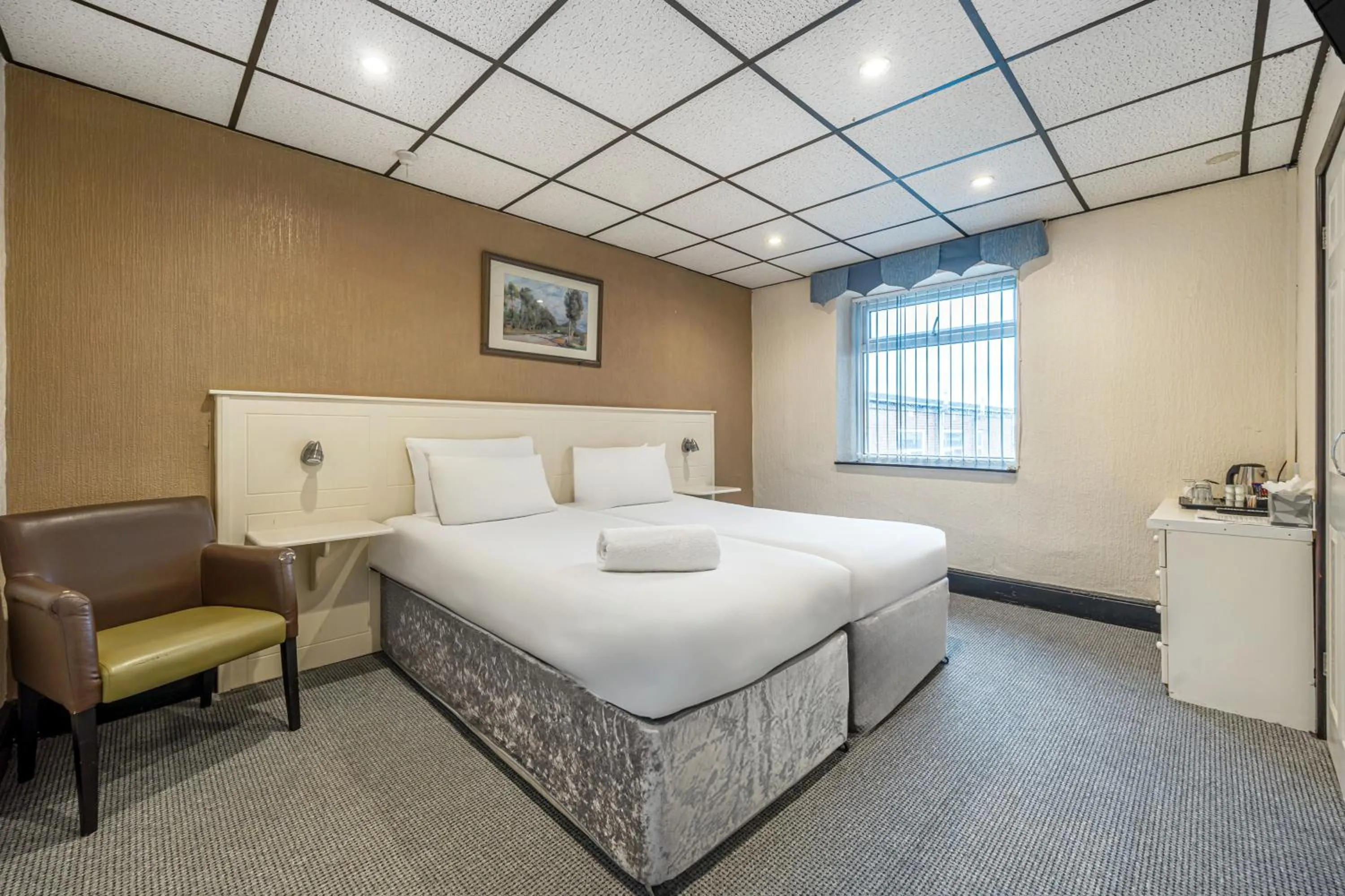 Bedroom, Bed in Bluewaters Hotel Blackpool