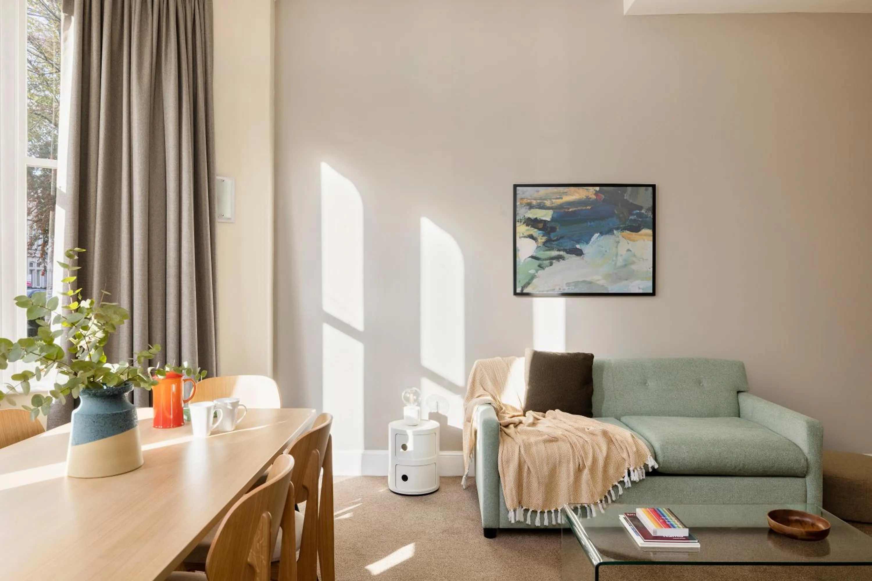 Living room in SACO Cardiff Cathedral Road