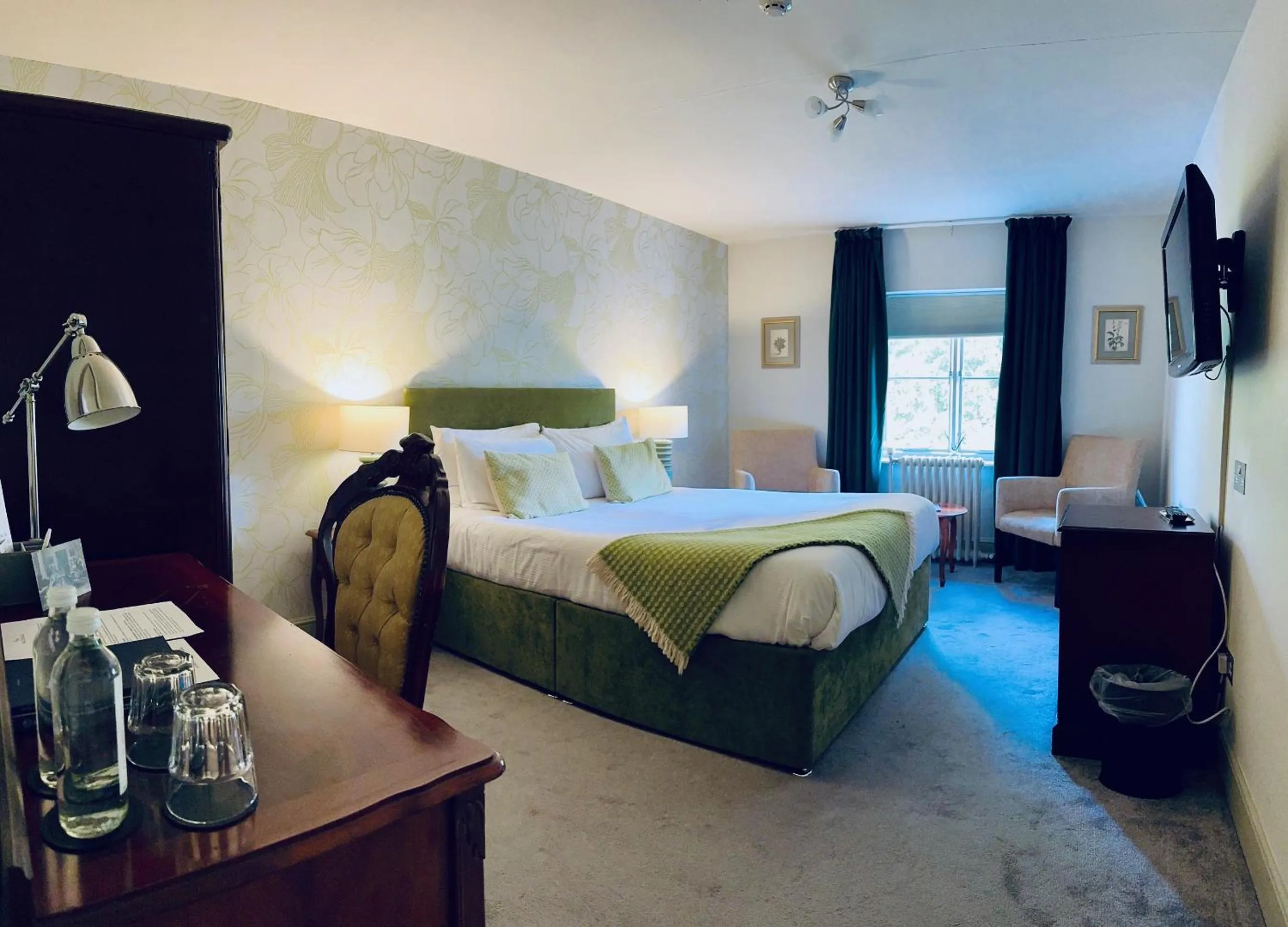 Bed in The Falcondale Country House Hotel