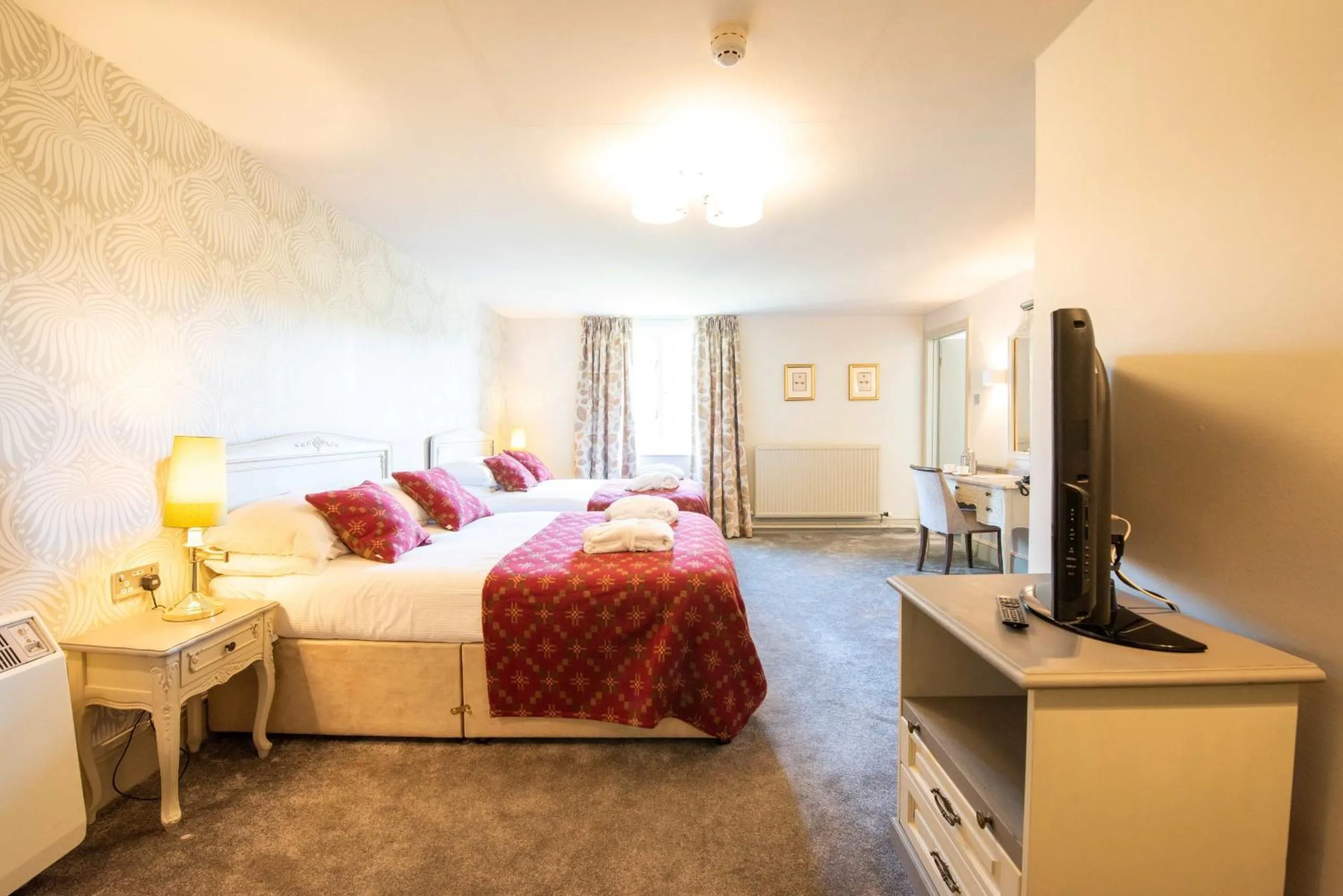 Bed in The Falcondale Country House Hotel