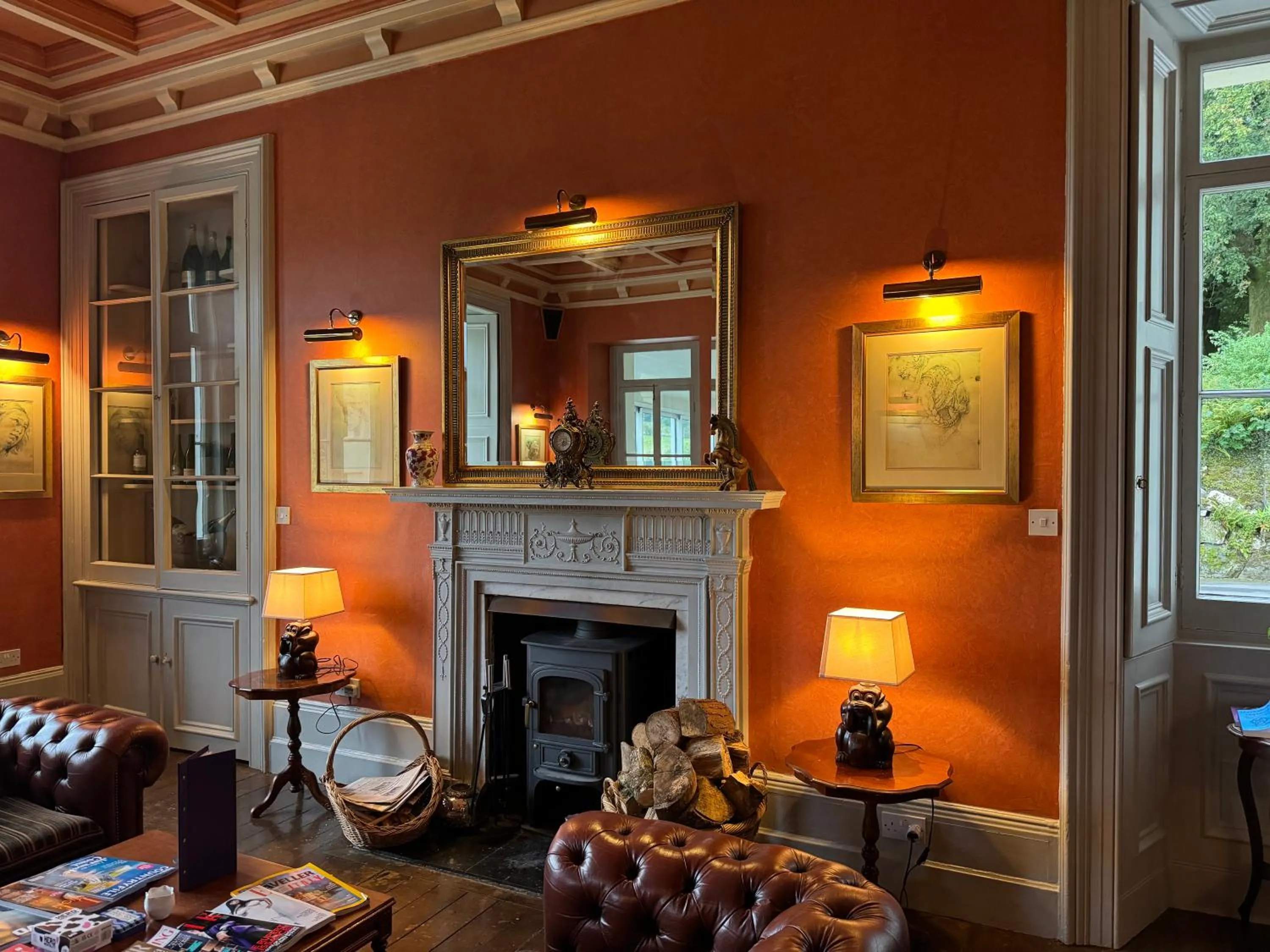 Living room in The Falcondale Country House Hotel