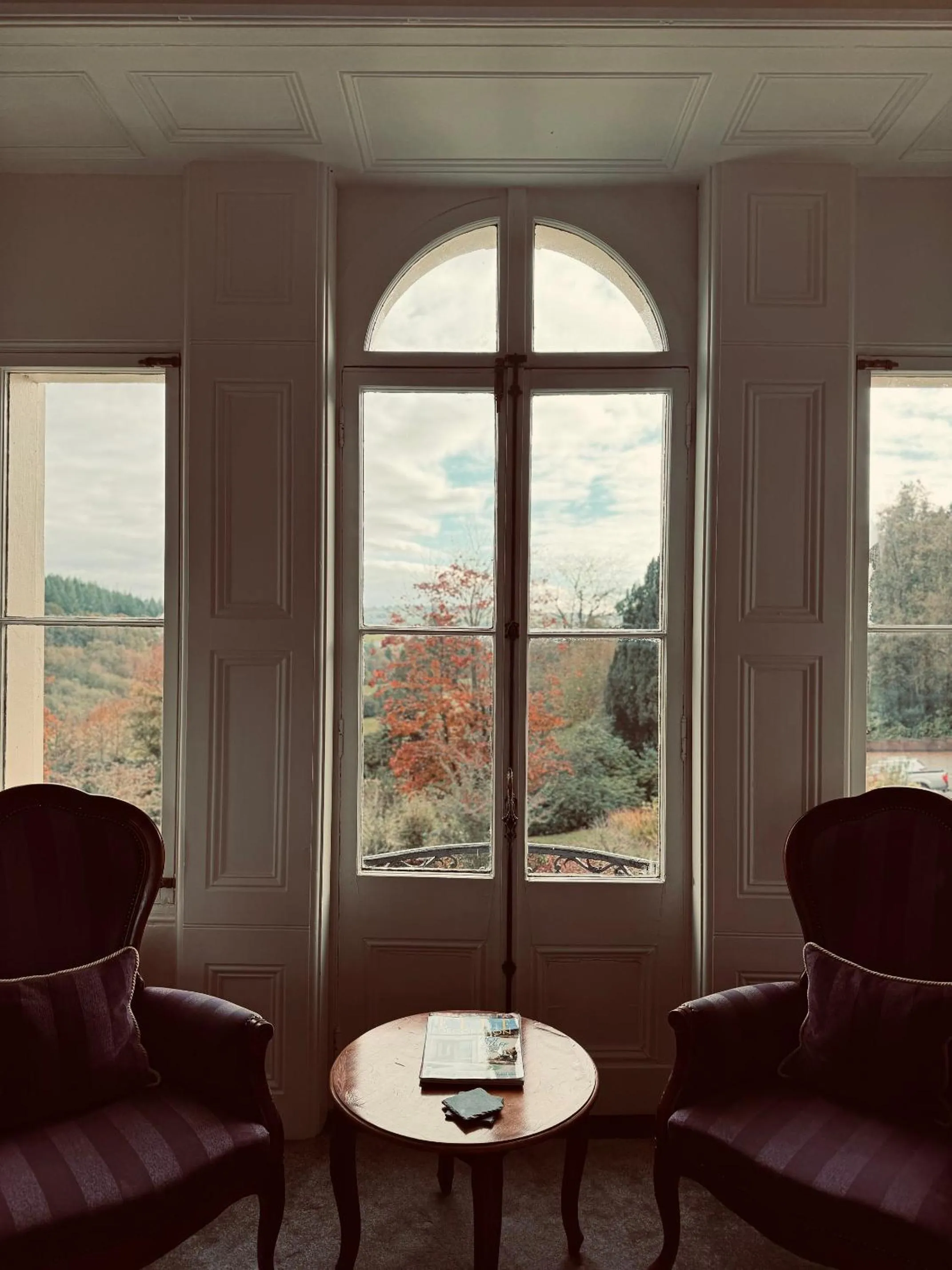 Seating area in The Falcondale Country House Hotel