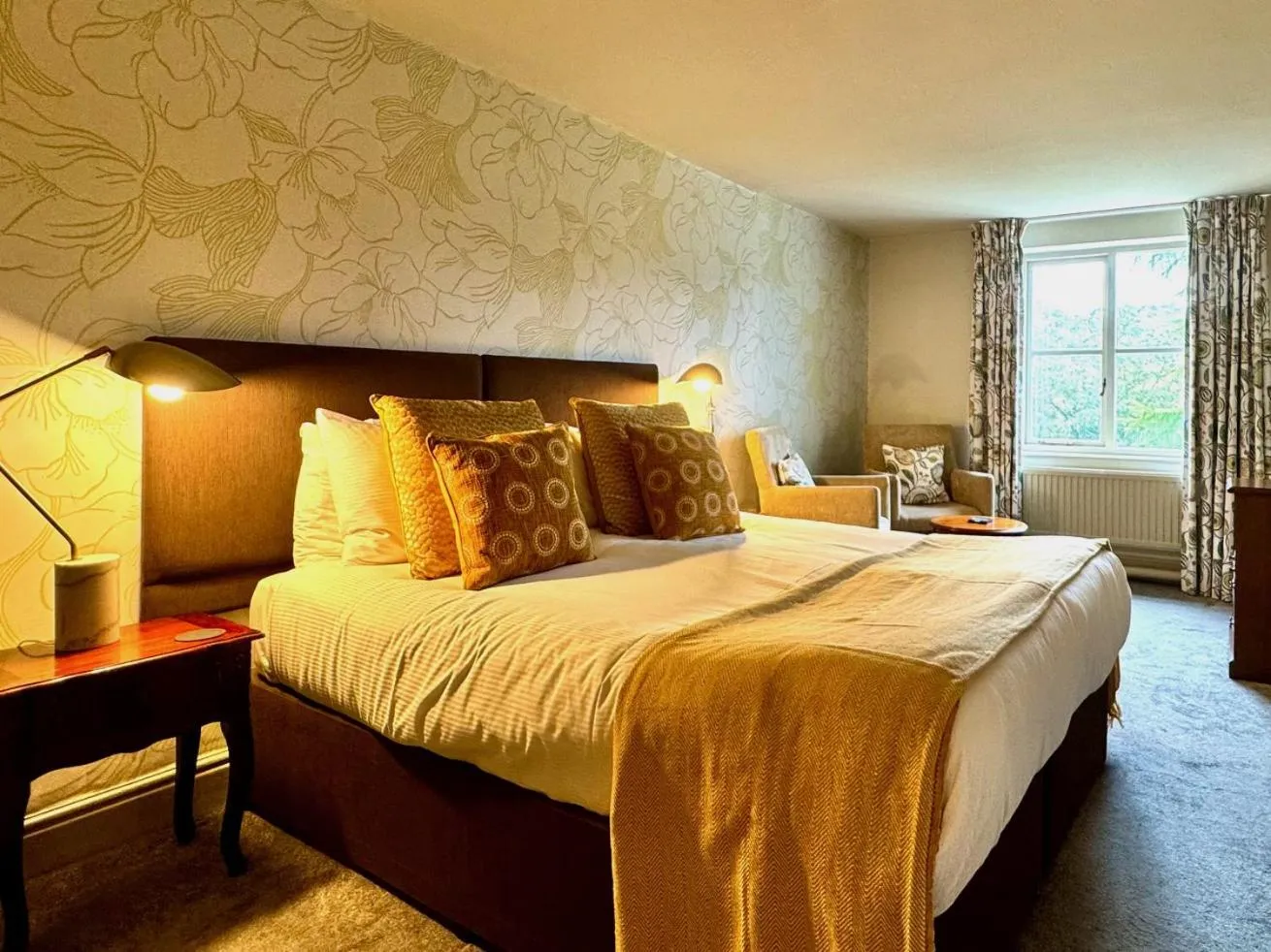 Bed in The Falcondale Country House Hotel