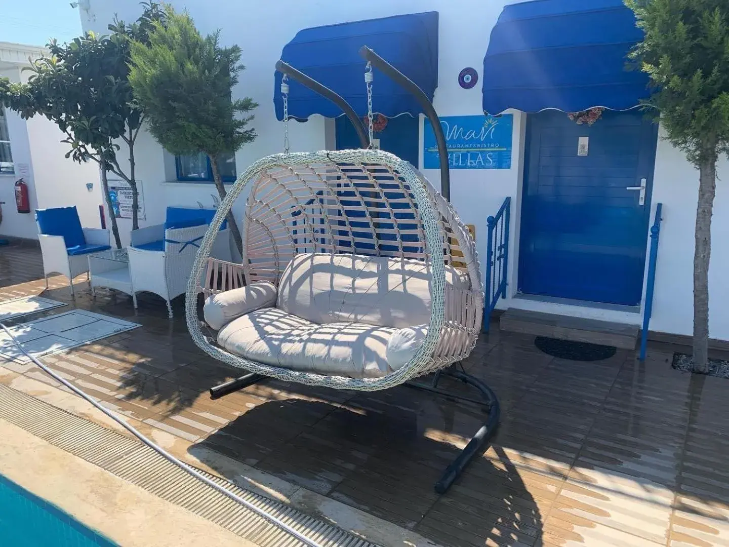 Patio in Mavi Pansiyon & Restaurant Patio in Mavi Pansiyon & Restaurant