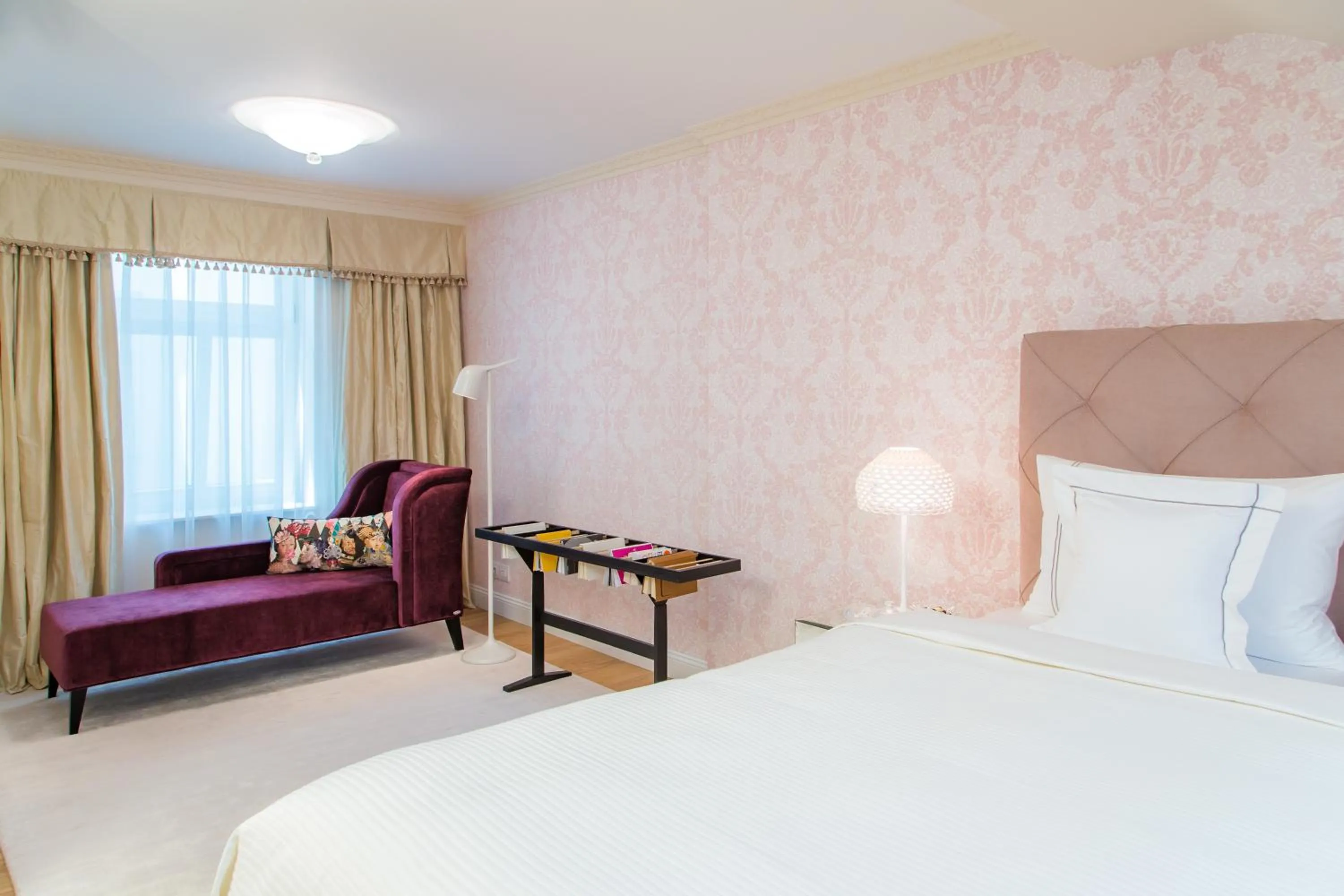 Bed in Rubin Luxury Apartments