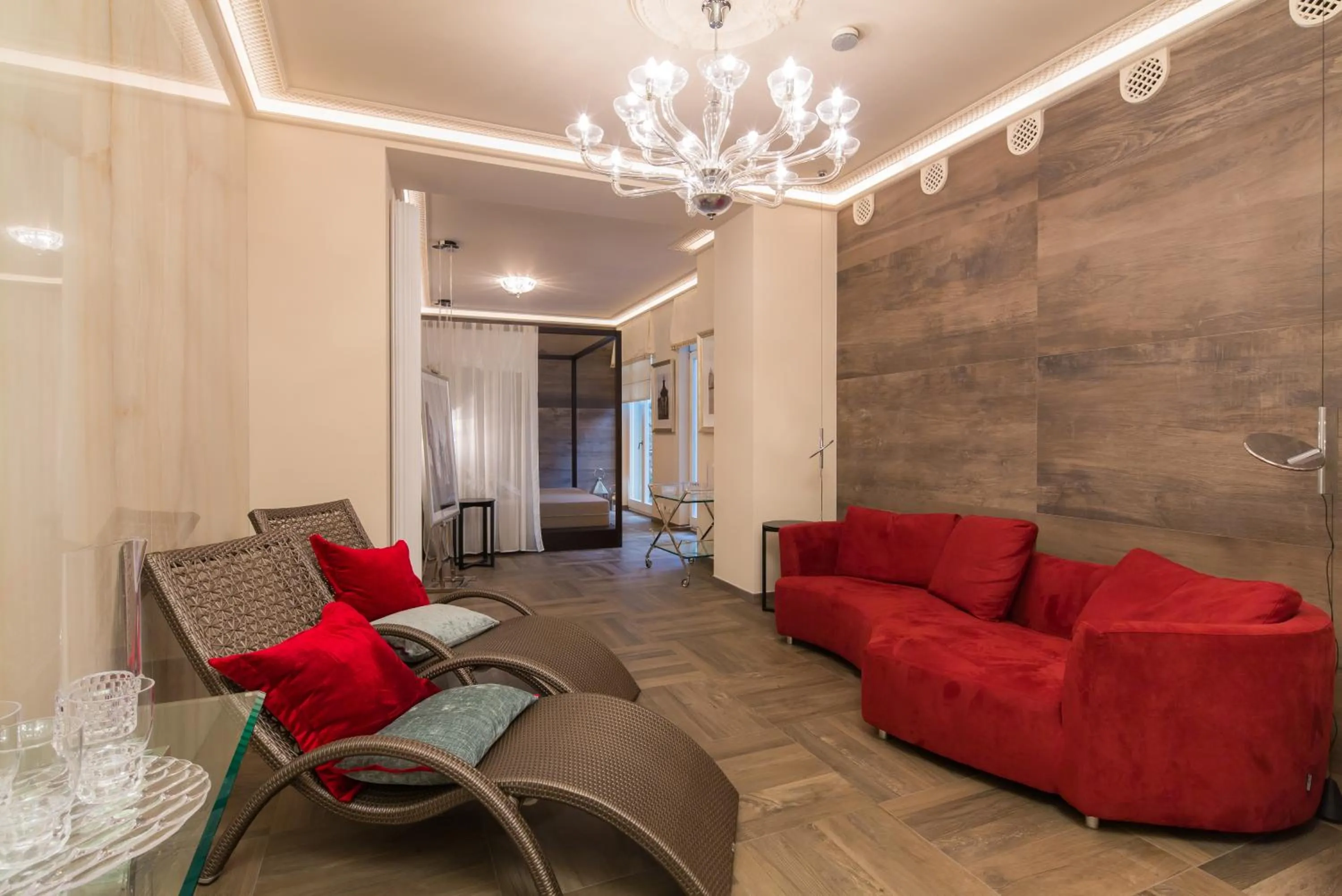 Communal lounge/ TV room in Rubin Luxury Apartments