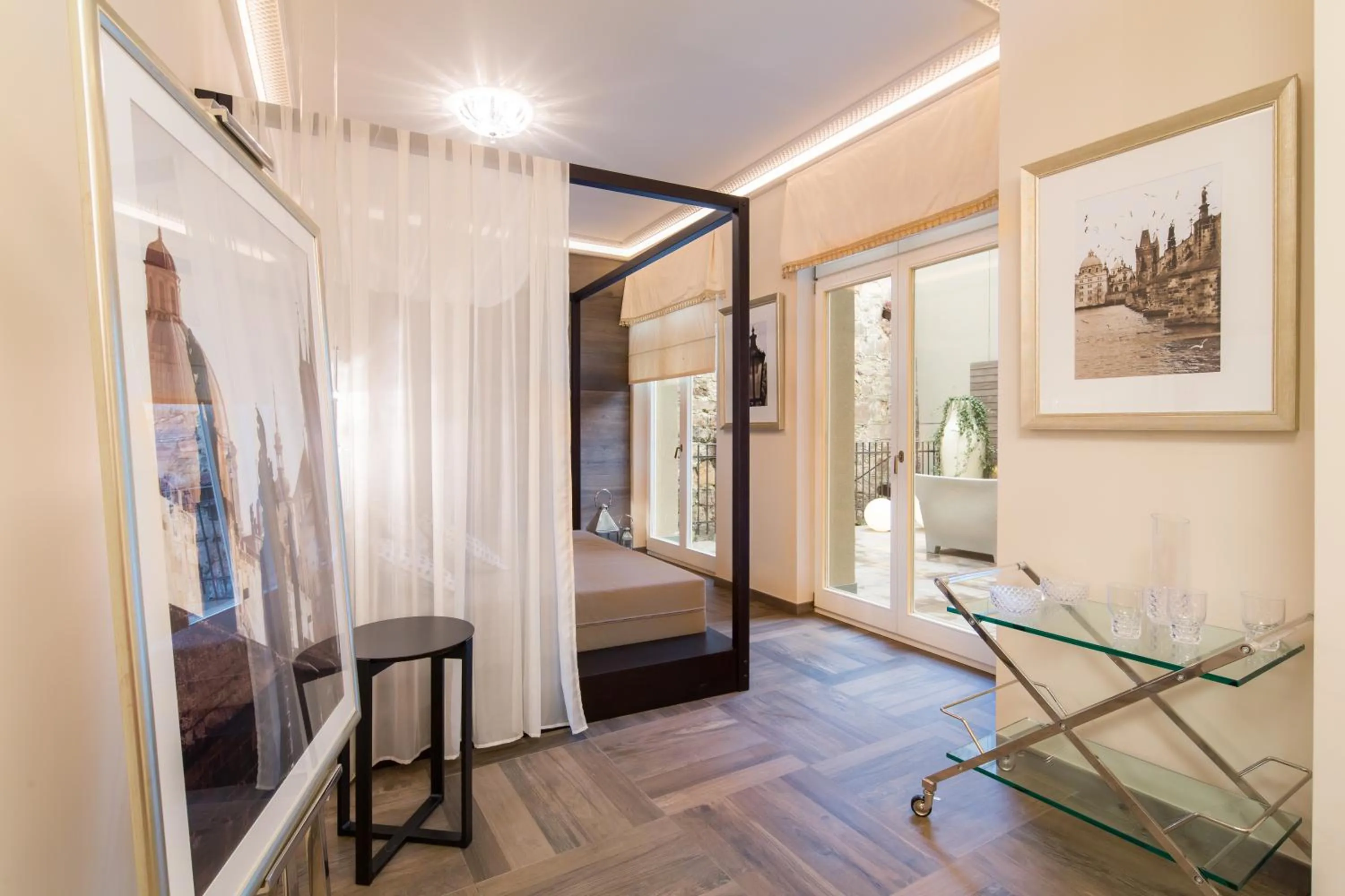 Communal lounge/ TV room in Rubin Luxury Apartments