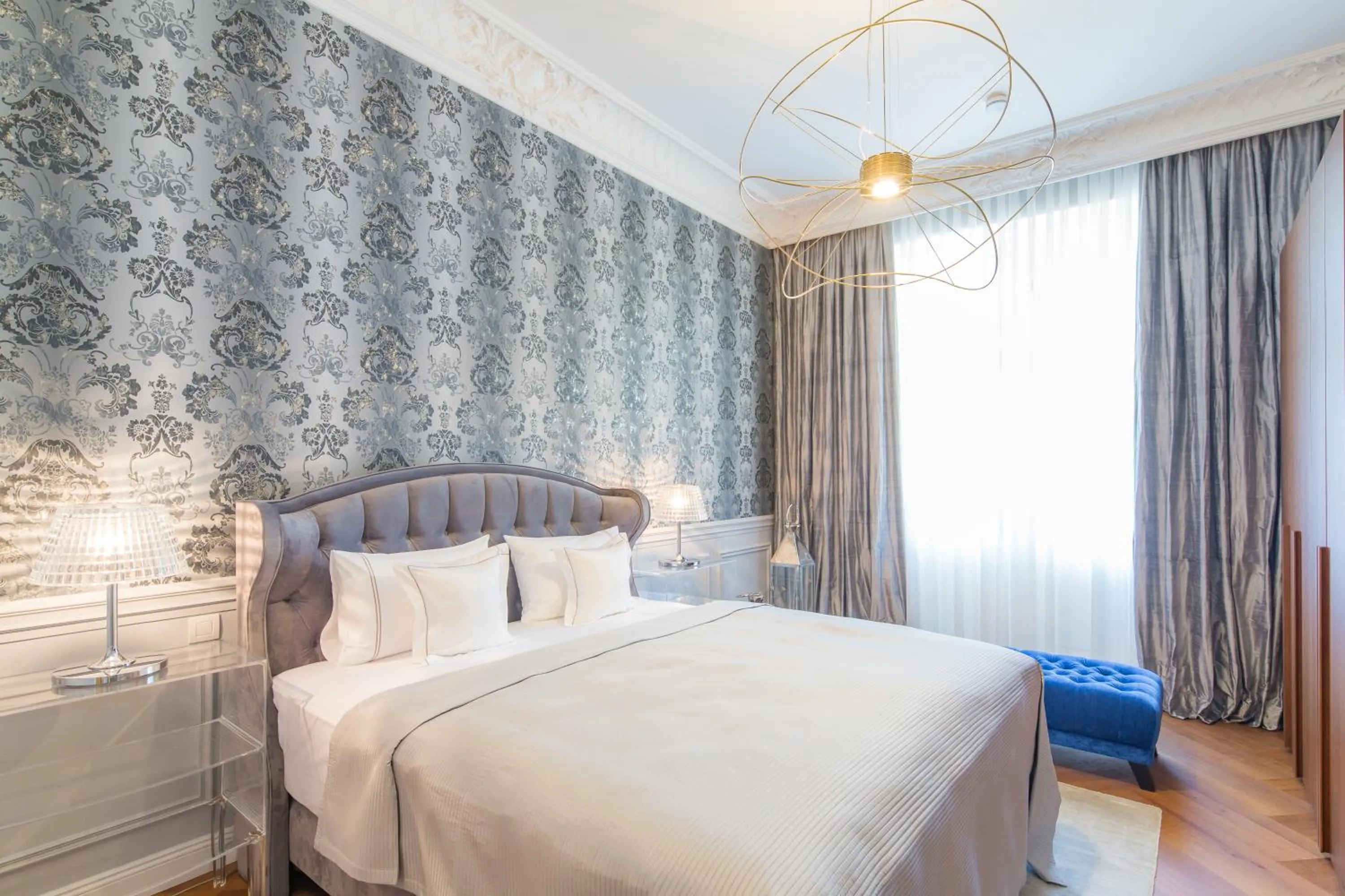 Bed in Rubin Luxury Apartments