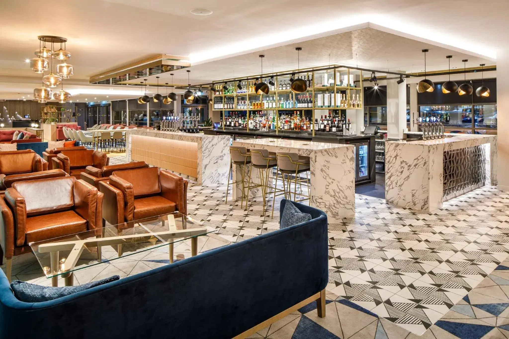 Lounge or bar in Crowne Plaza Manchester Airport by IHG Lounge or bar in Crowne Plaza Manchester Airport by IHG