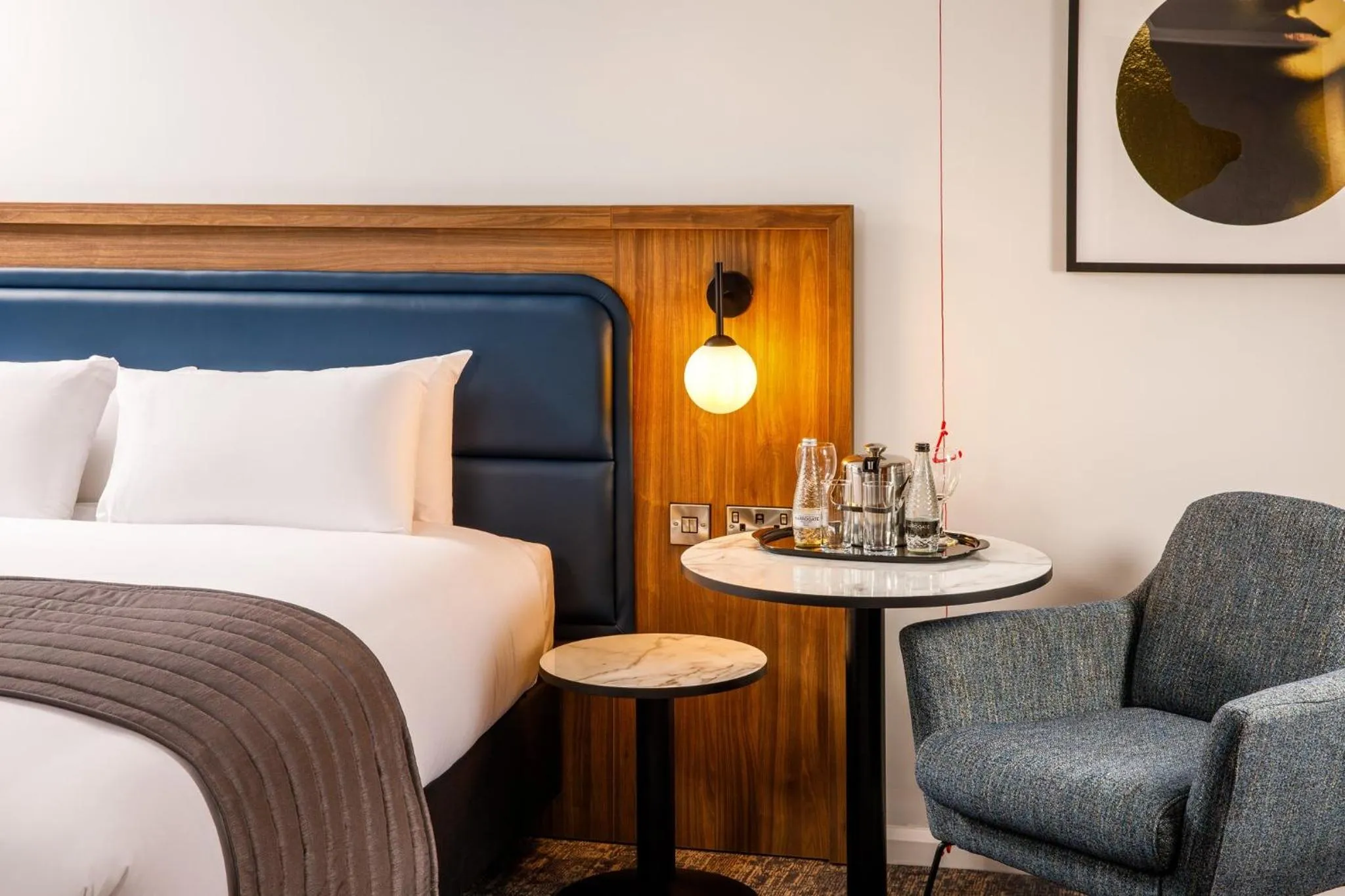 Photo of the whole room, Bed in Crowne Plaza Manchester Airport by IHG