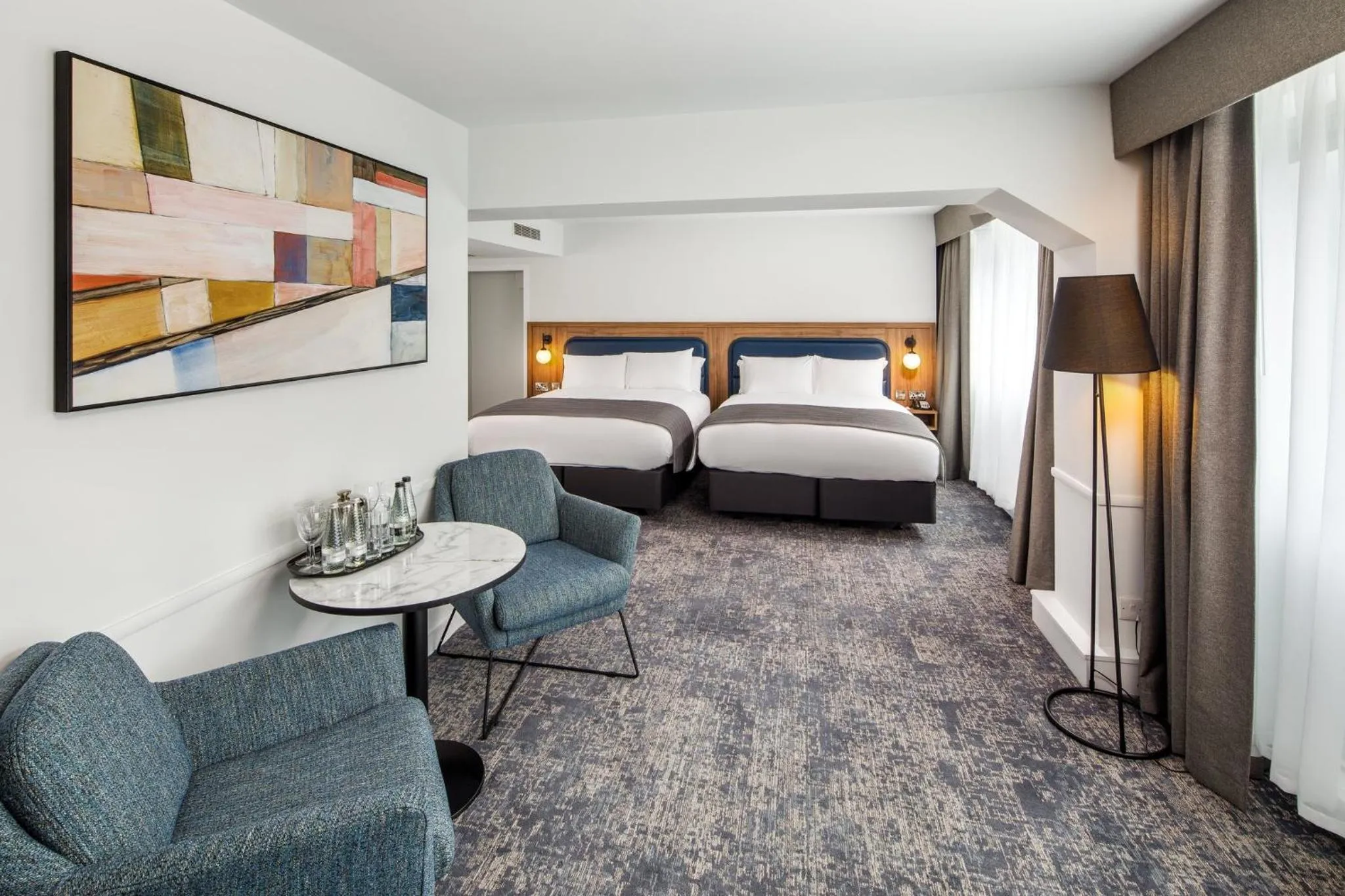 Photo of the whole room, Bed in Crowne Plaza Manchester Airport by IHG