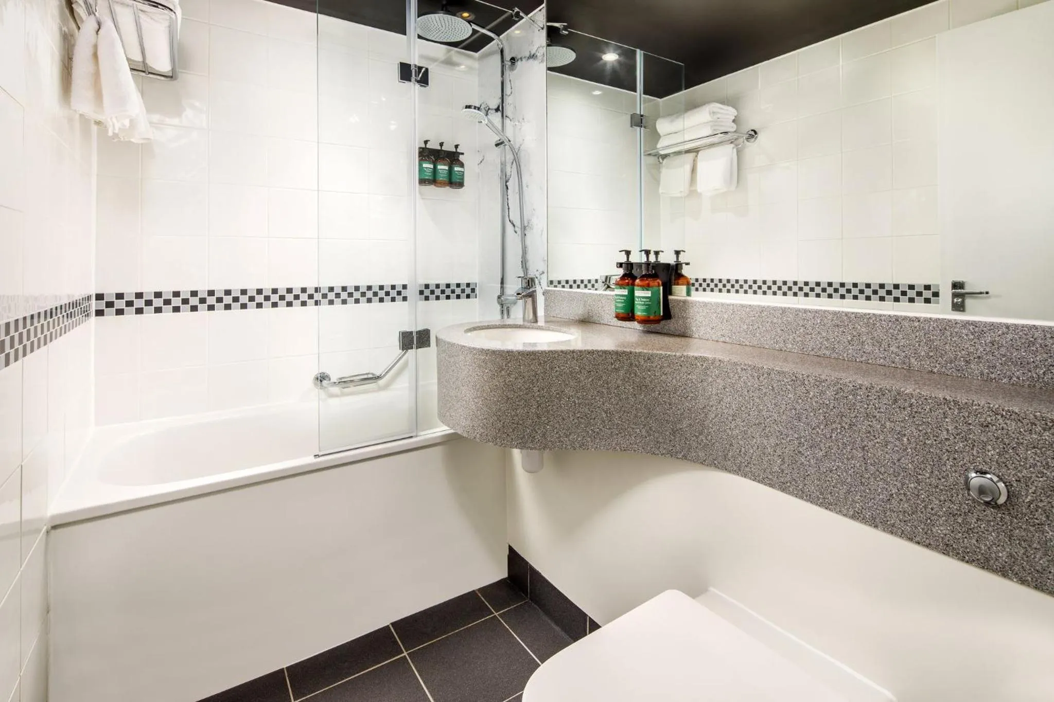 Bathroom in Crowne Plaza Manchester Airport by IHG